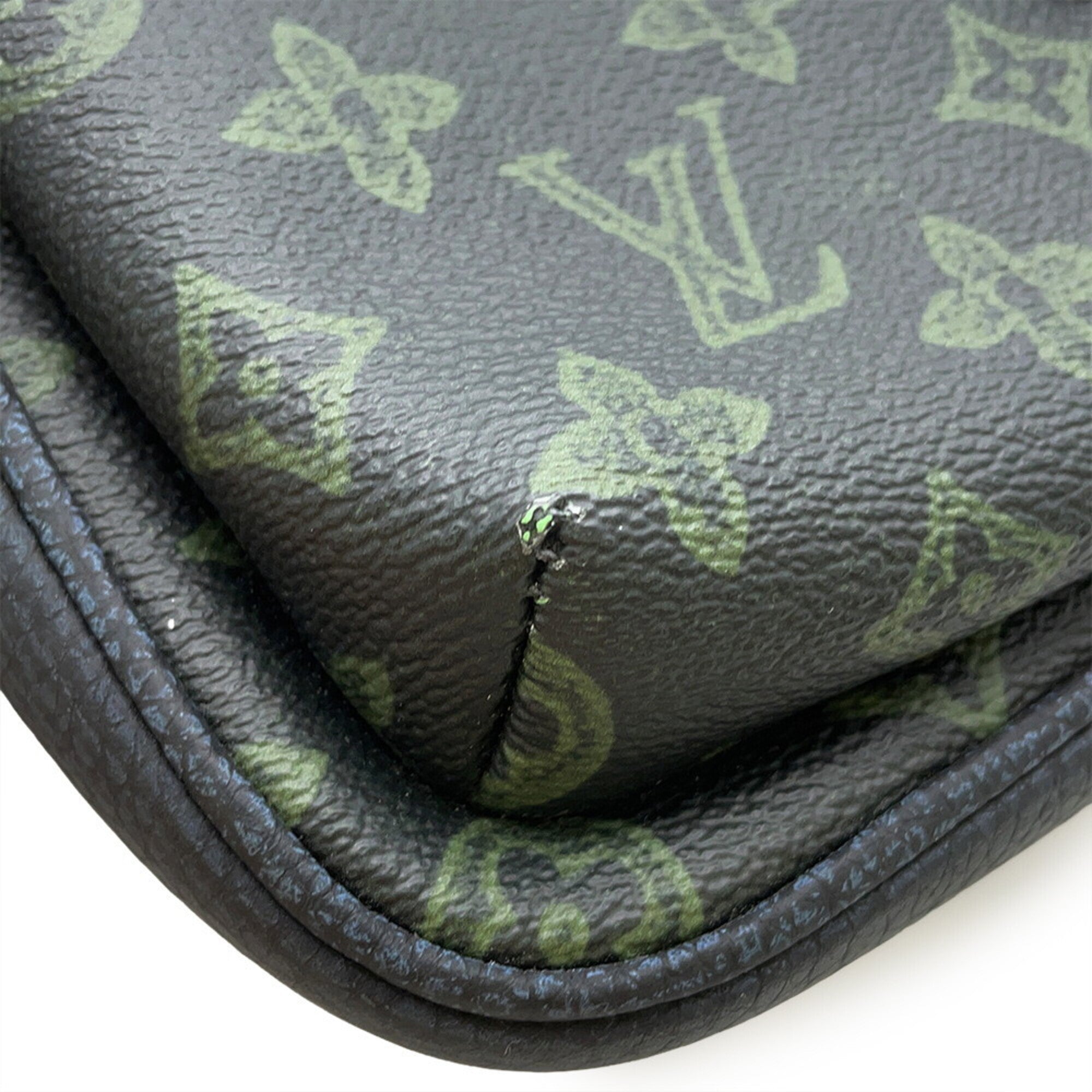 Louis Vuitton Dark Green Monogram Monogram Handbag Sling Bag (Pre-Owned)