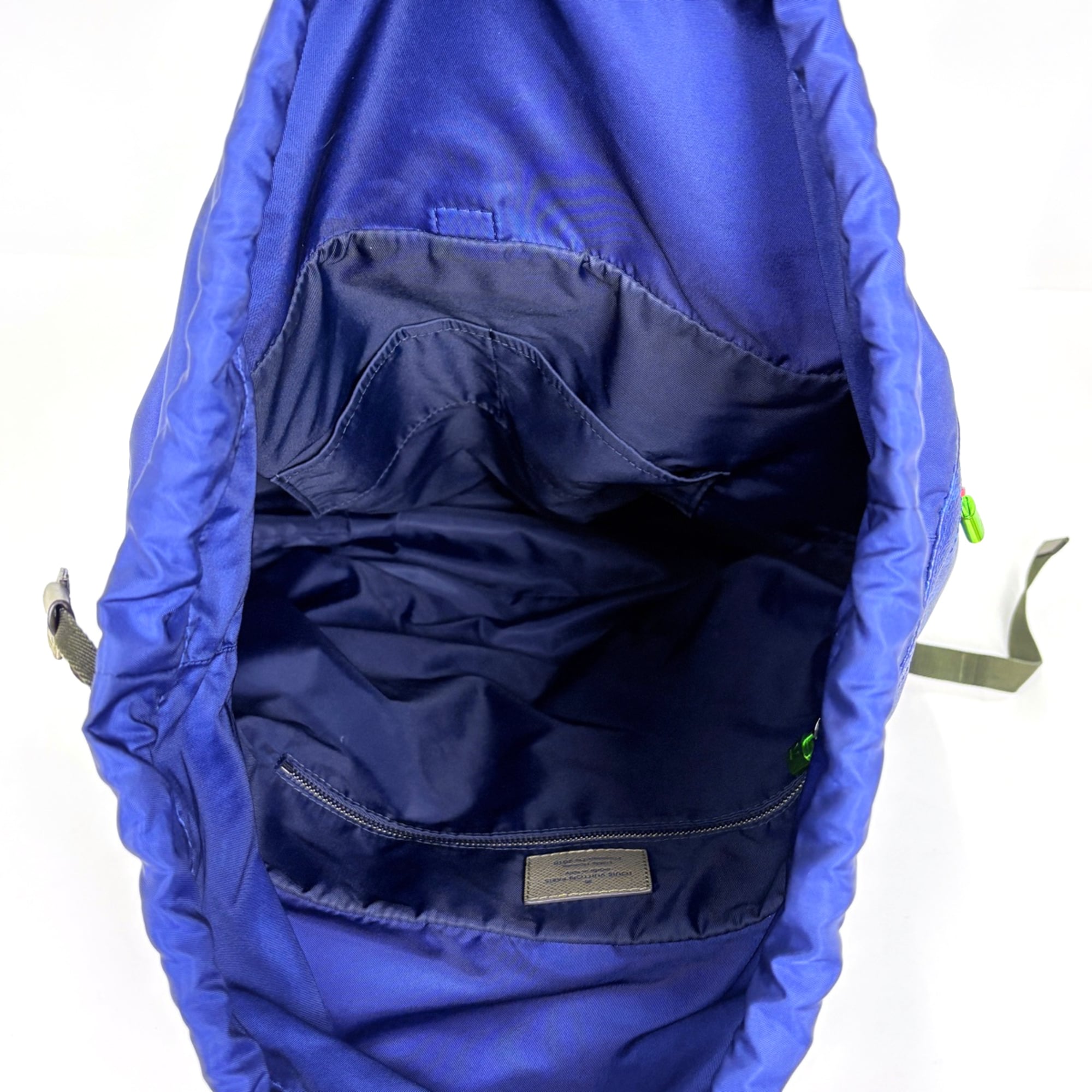 Louis Vuitton Blue Cobalt Taigarama Backpack (Pre-Owned)