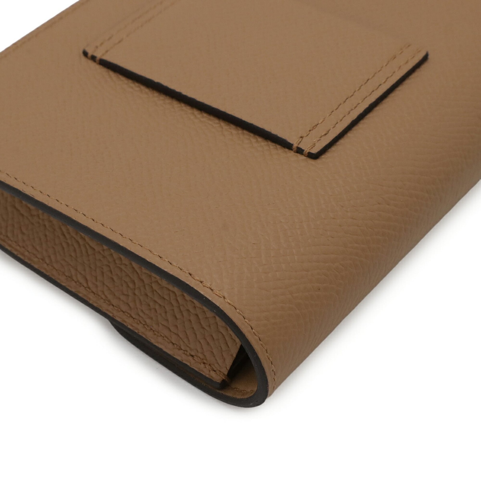 Hermes Beige Brown Epsom Leather Wallet (Bi-Fold) (Pre-Owned)