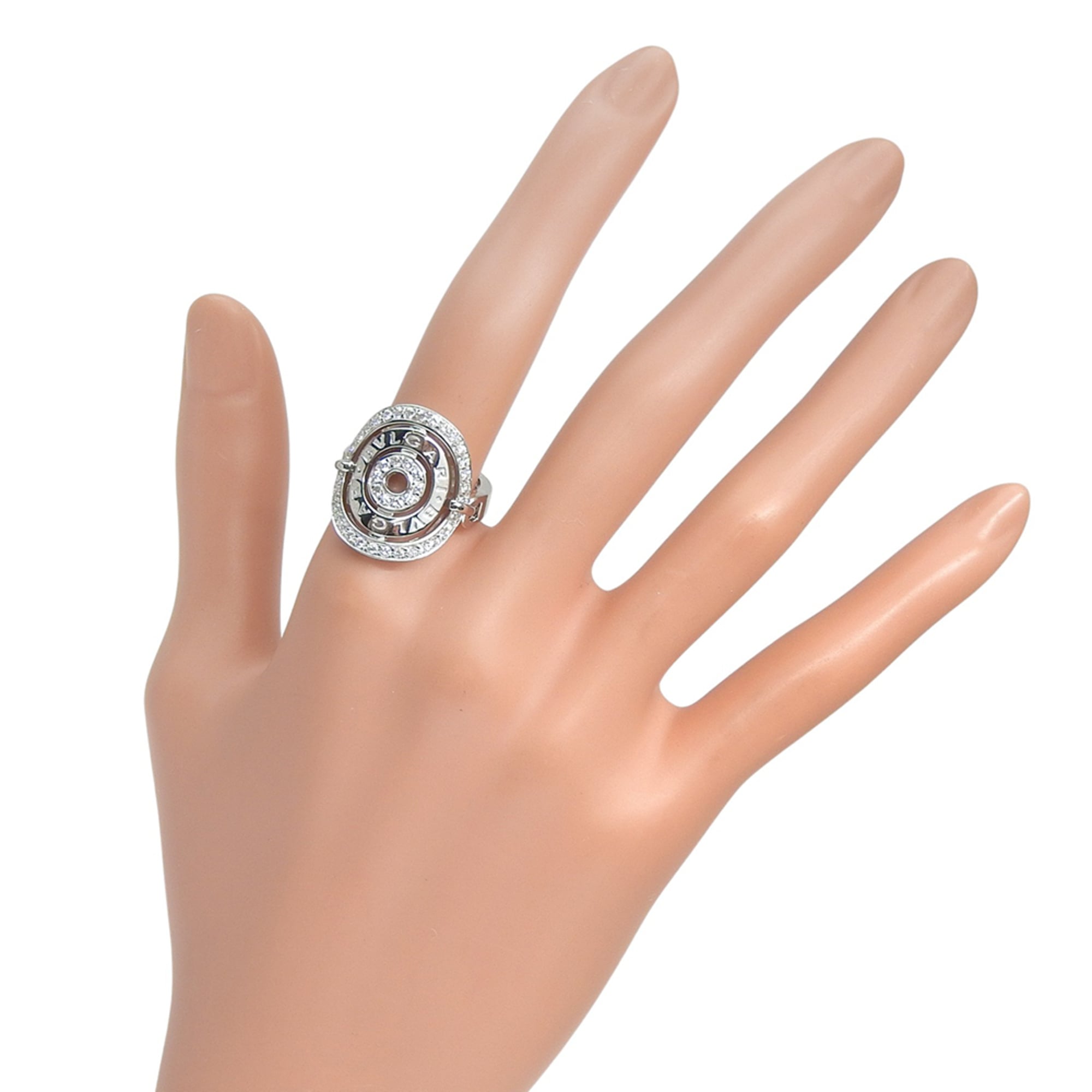 Bvlgari White Gold (18K) Band Ring (Pre-Owned)