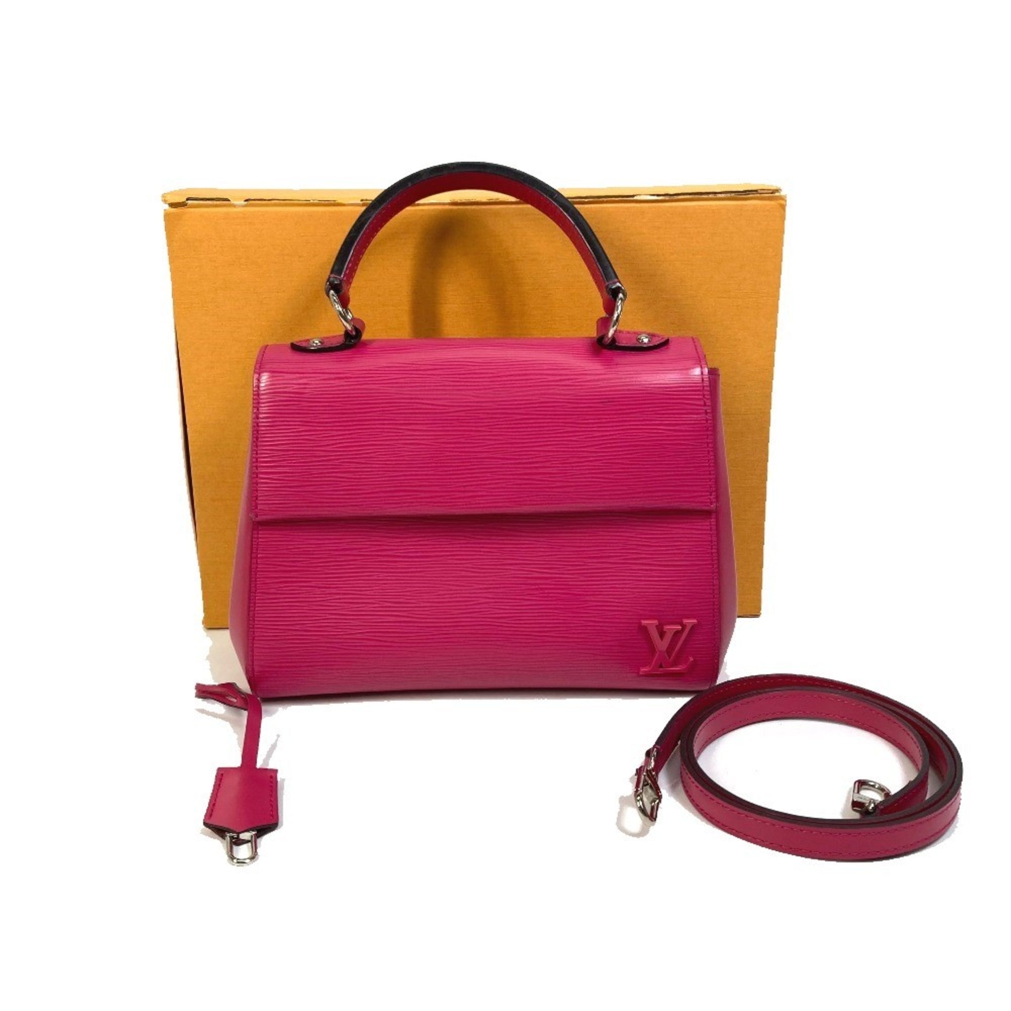 Louis Vuitton Hot Pink Pink Epi Leather Handbag Shoulder Bag (Pre-Owned)