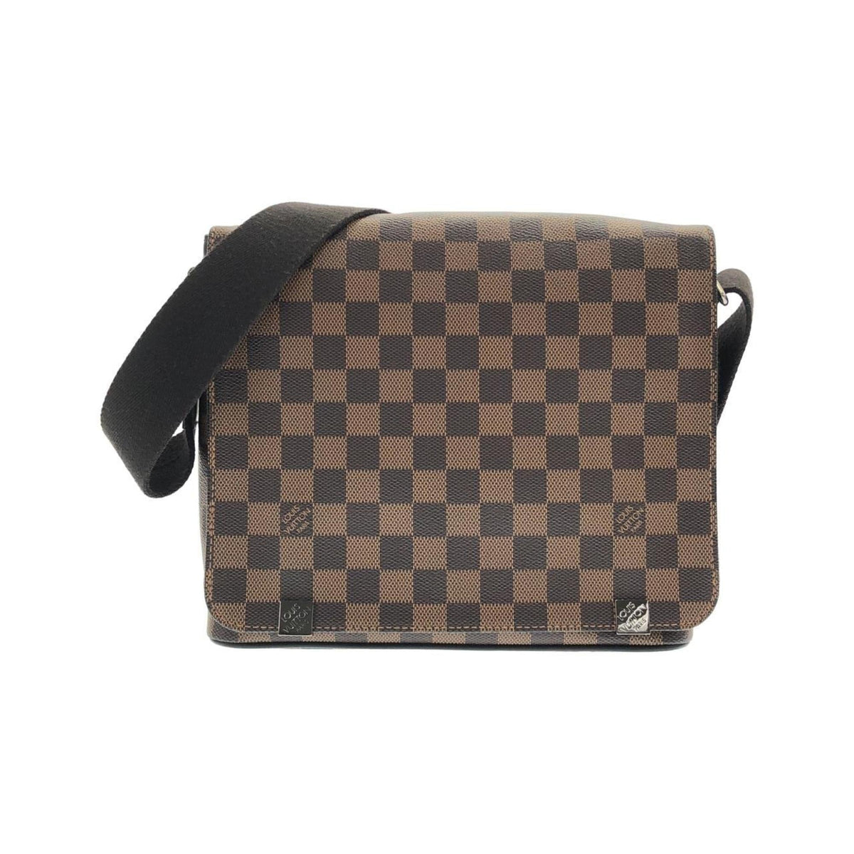 Louis Vuitton Ebene Coated Canvas Shoulder Bag (Pre-Owned)