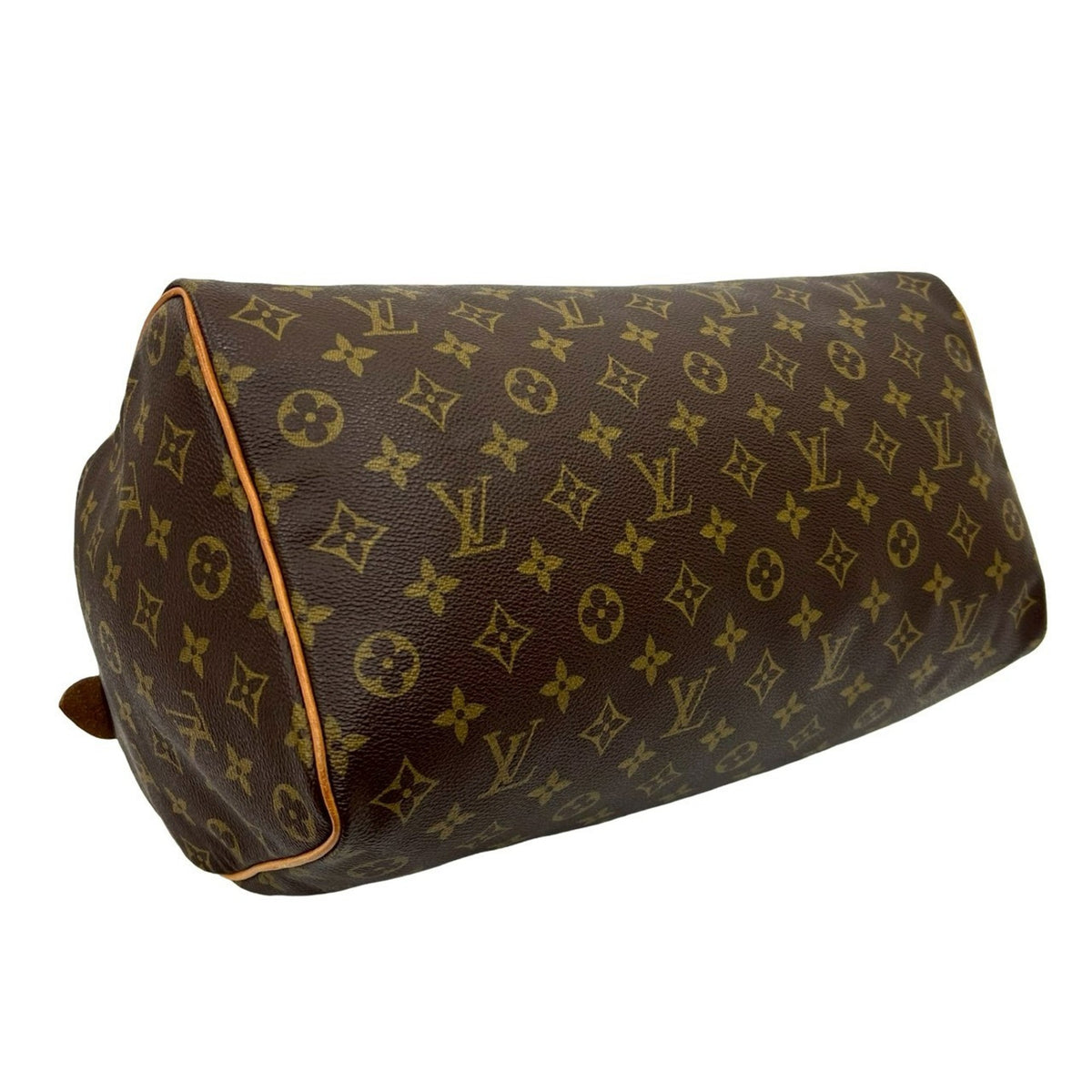 Louis Vuitton Brown Leather Pvc Boston Bag Handbag (Pre-Owned)