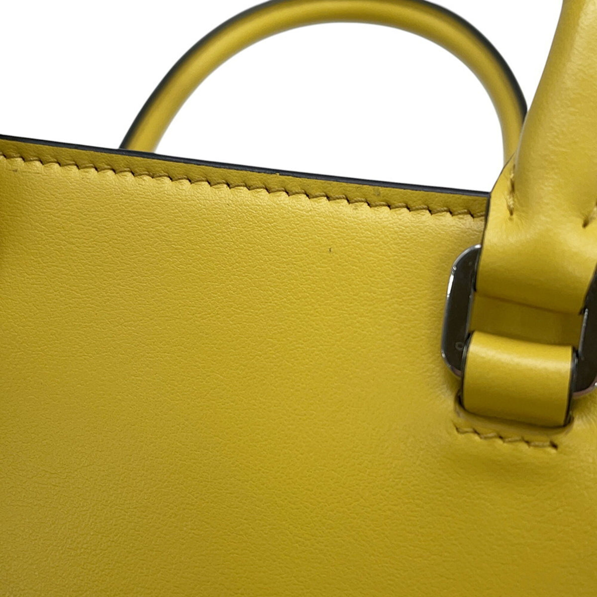 Prada Yellow Leather Handbag (Pre-Owned)