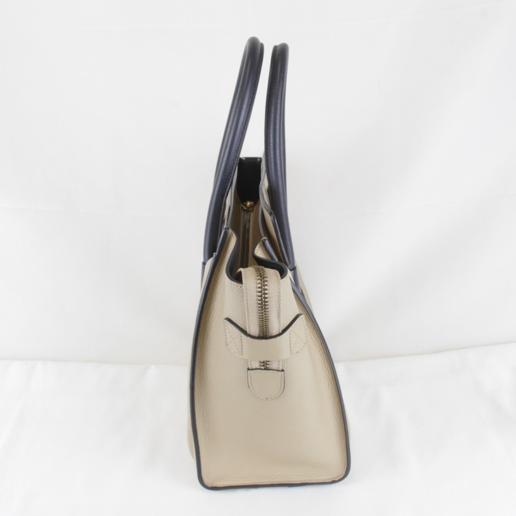 Celine Beige Leather Tote Bag (Pre-Owned)