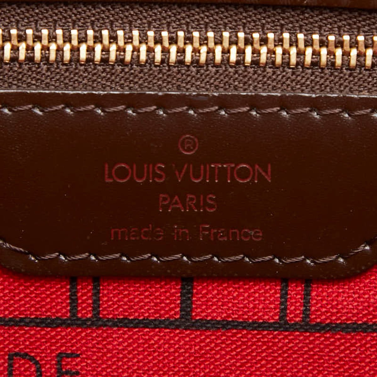 Louis Vuitton Brown Pvc Leather Handbag Tote Bag (Pre-Owned)