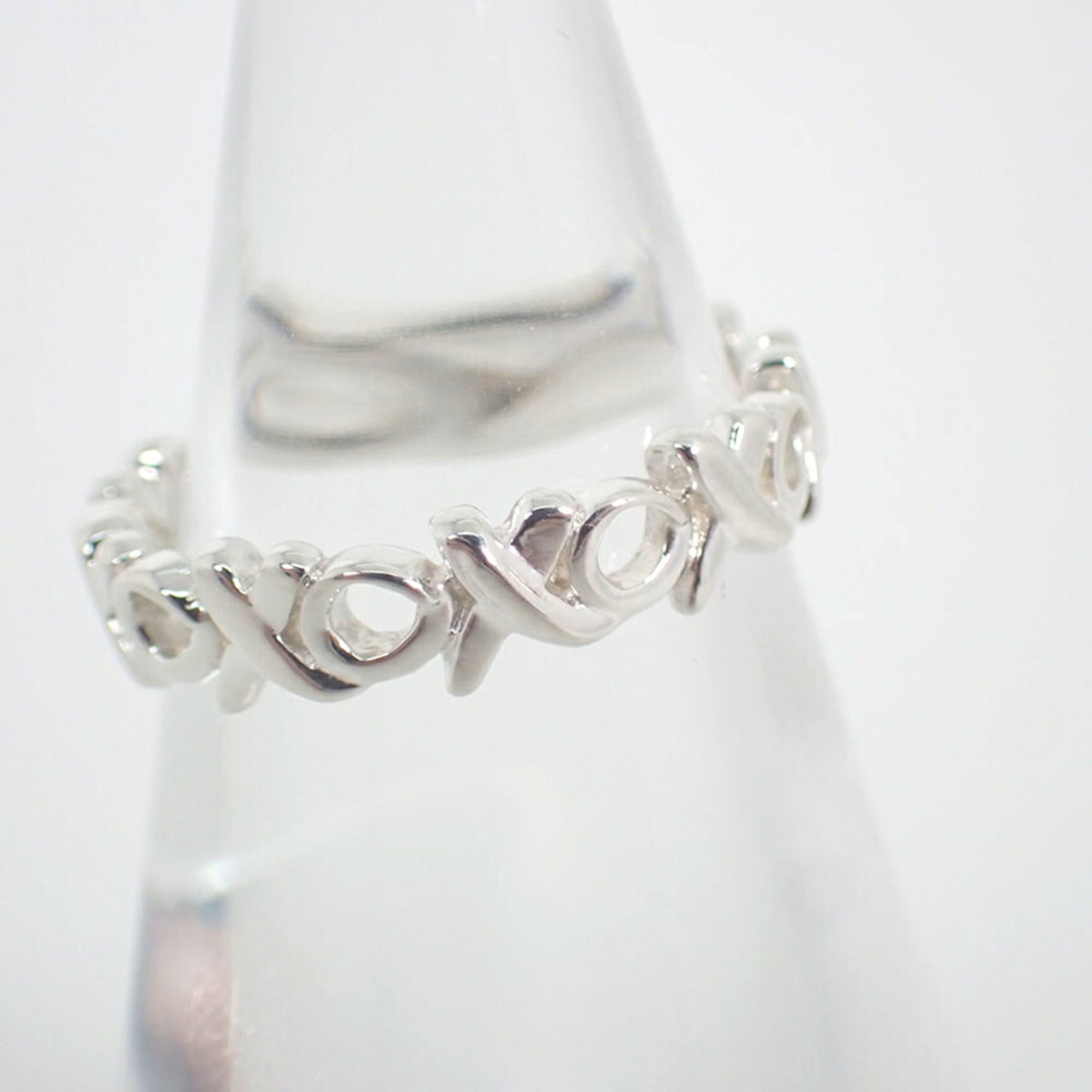 Tiffany Sterling Silver 925 Band Ring (Pre-Owned)