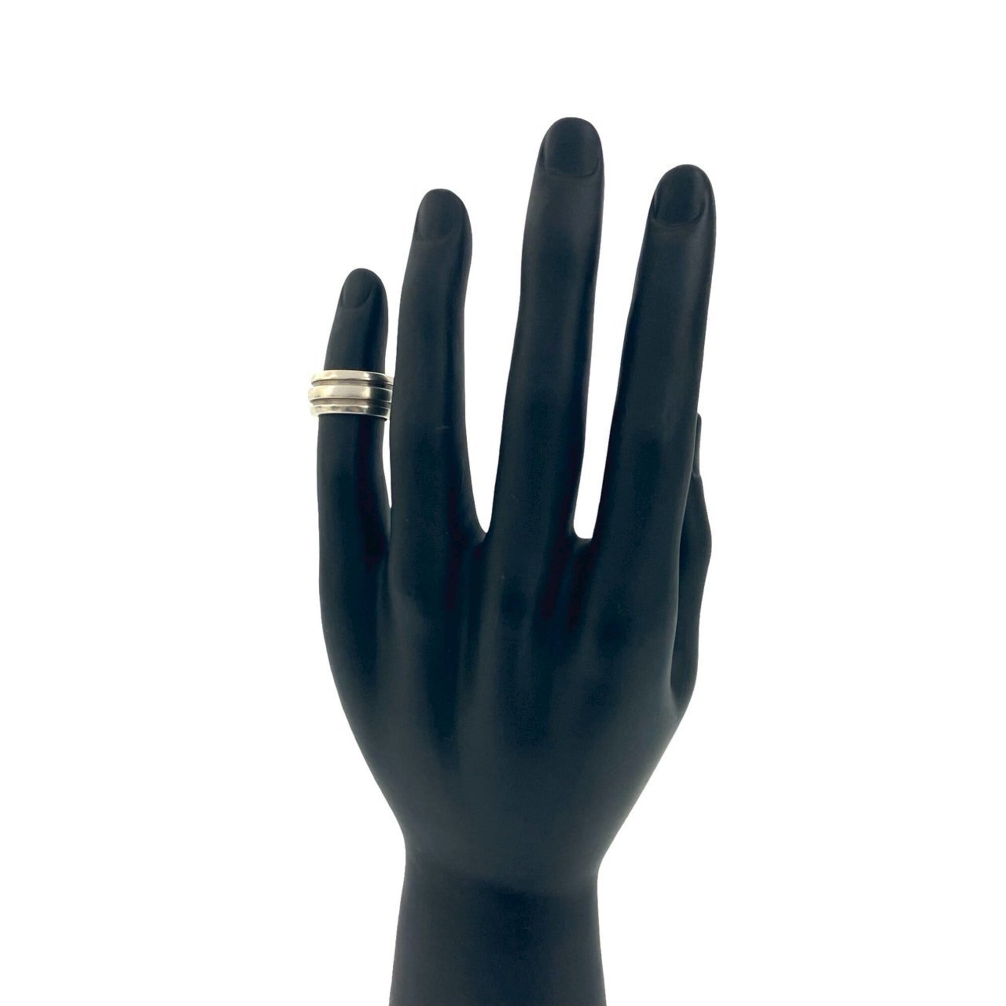 Tiffany Silver Silver 925 Band Ring (Pre-Owned)