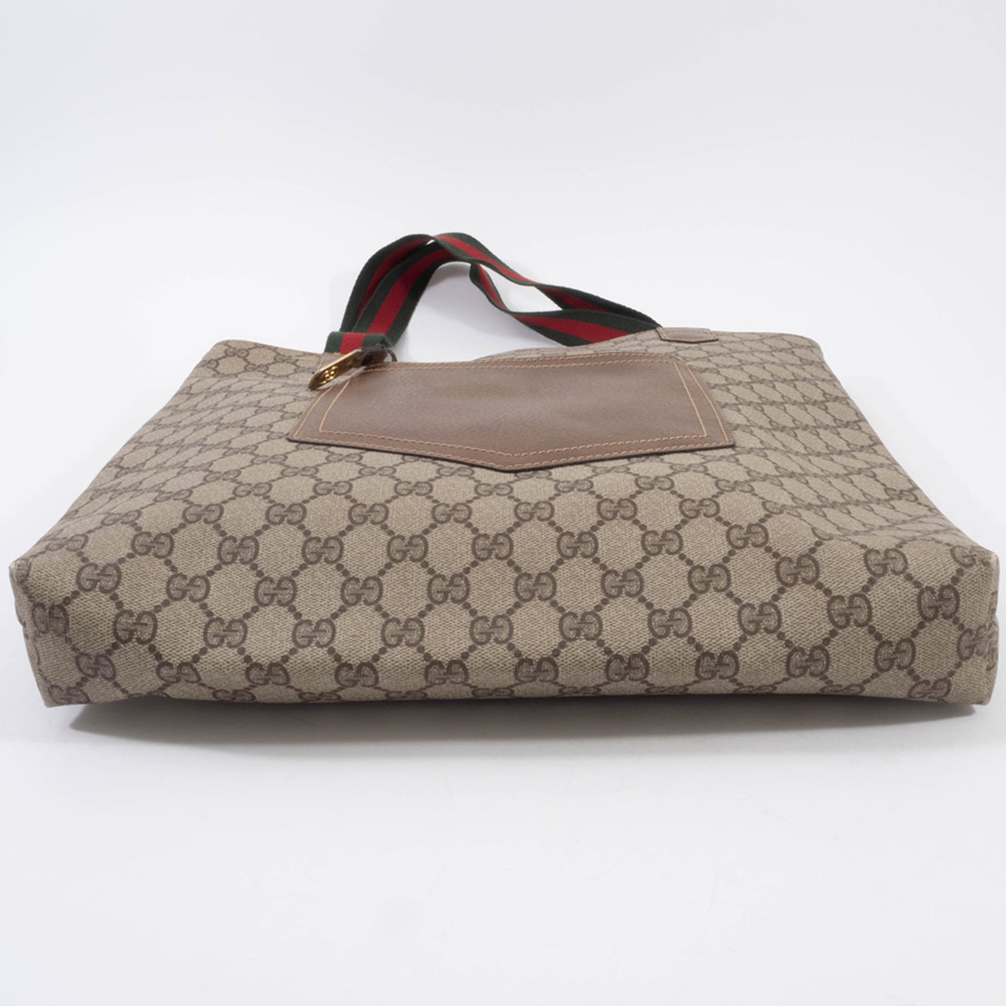 Gucci Brown Leather Tote Bag (Pre-Owned)