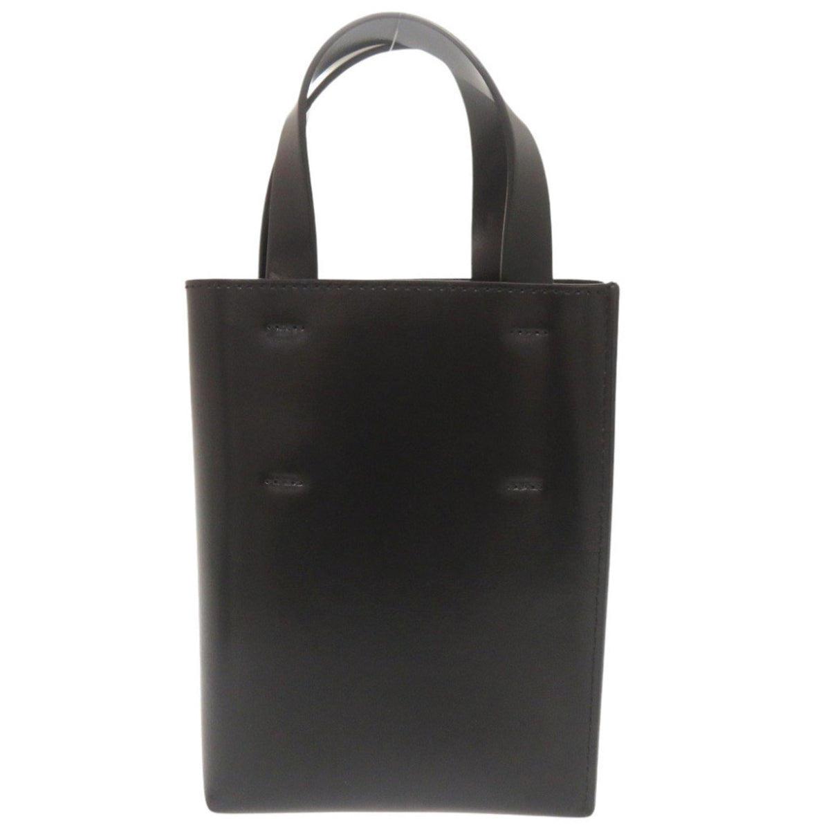Marni Black Leather Handbag Shoulder Bag (Pre-Owned)