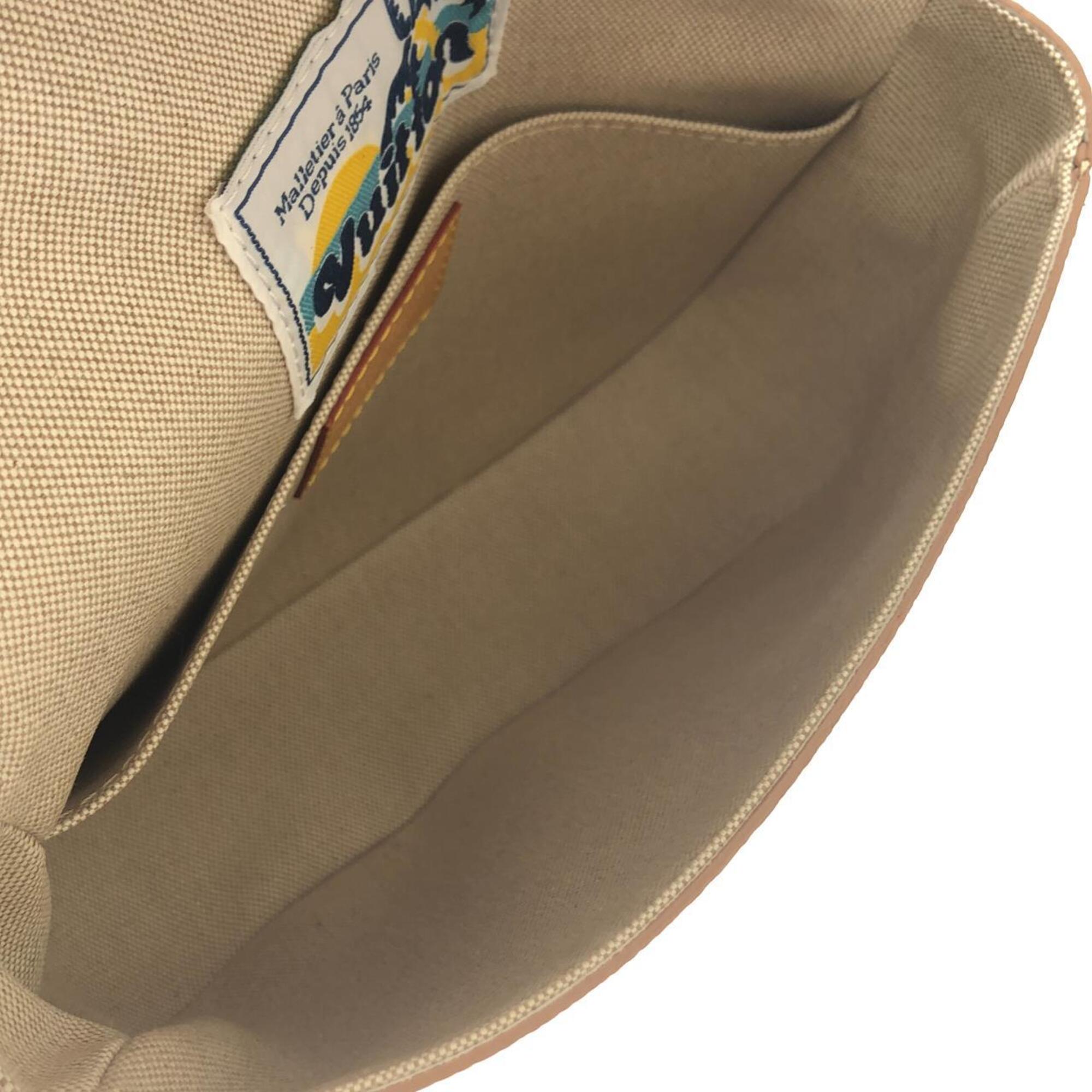 Louis Vuitton Monogram Beige Sable Coated Canvas Shoulder Bag (Pre-Owned)