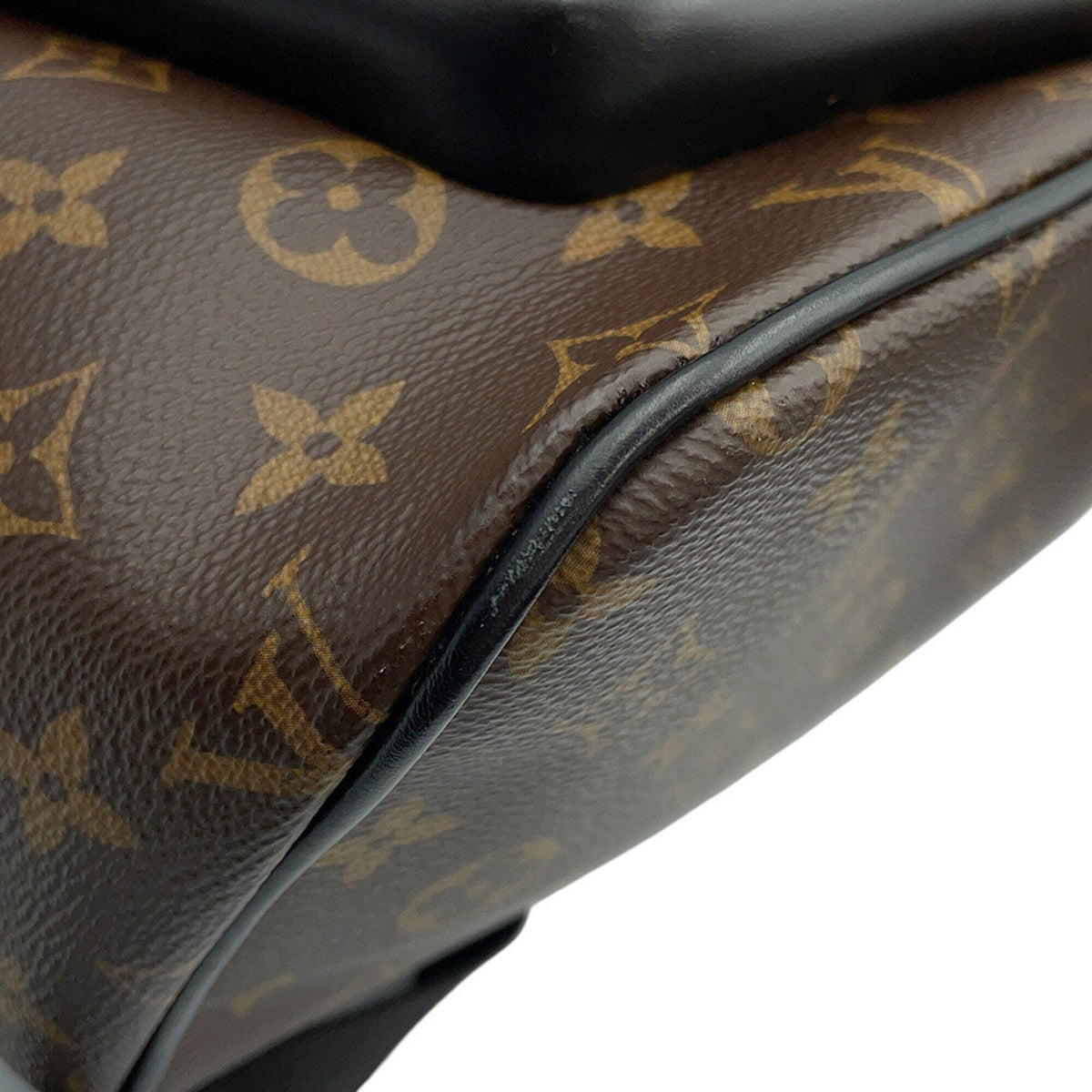 Louis Vuitton Brown Monogram Macassar Noir Monogram Backpack (Pre-Owned)
