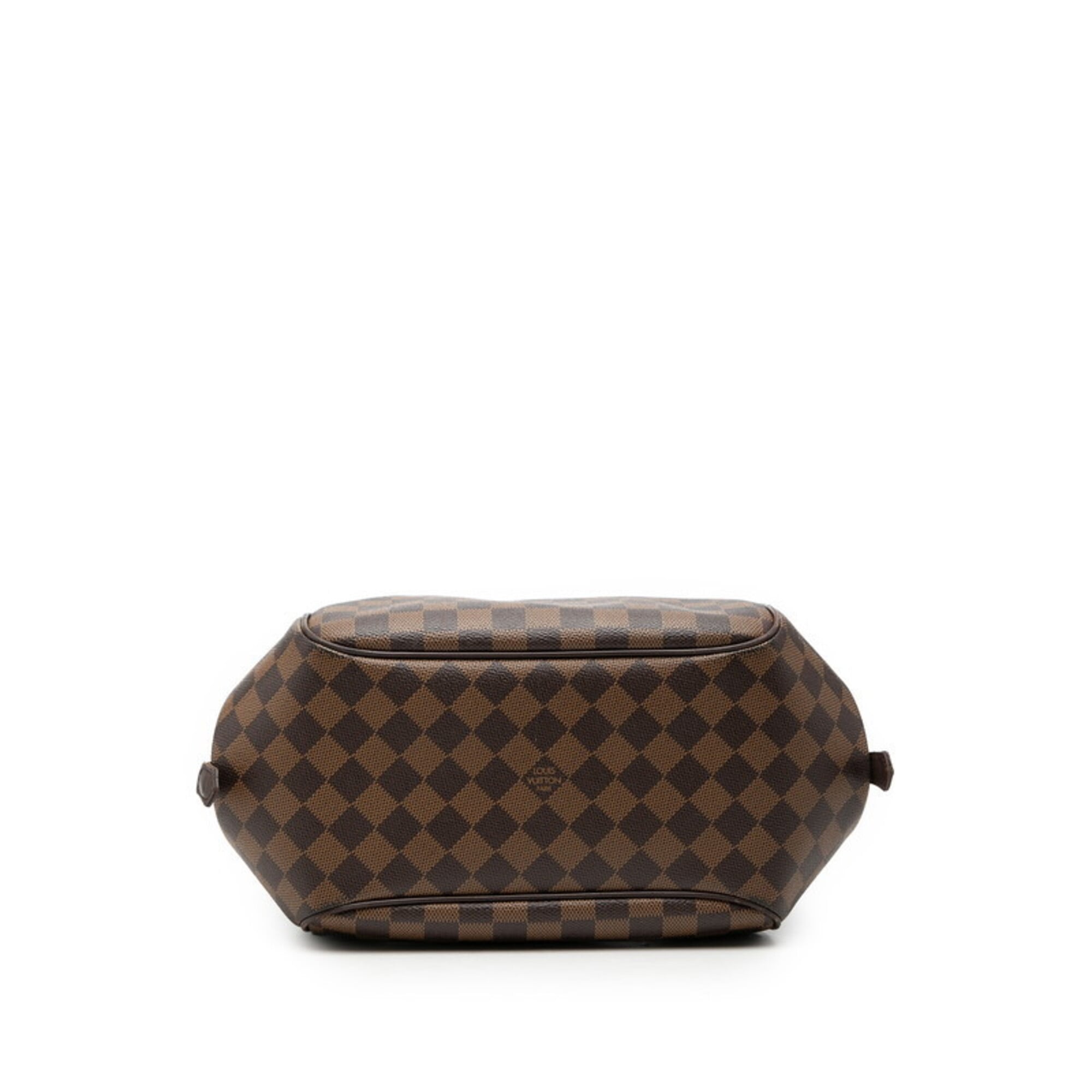 Louis Vuitton Damier Brown Ebene Pvc Leather Handbag Shoulder Bag (Pre-Owned)
