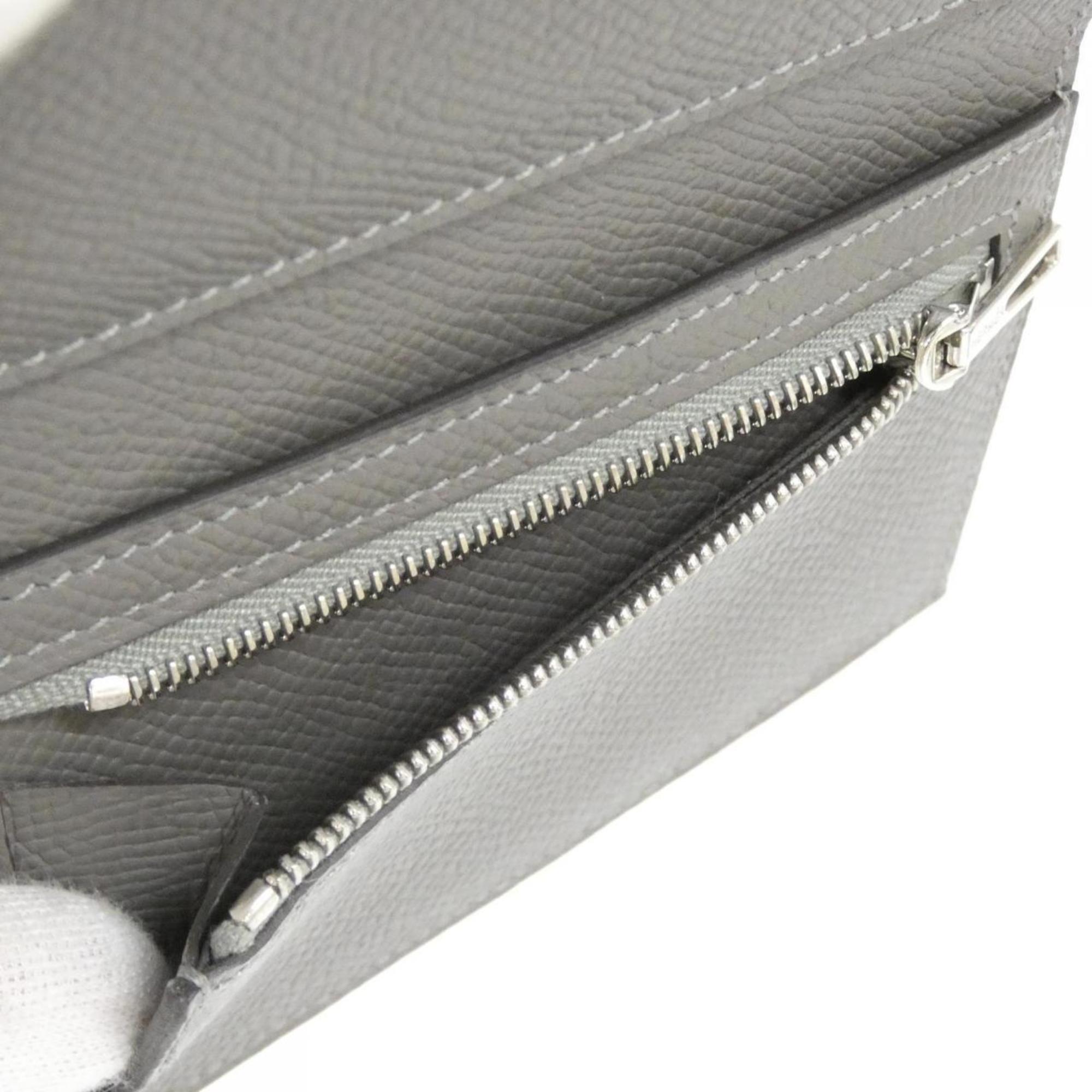 Hermes Gray Epsom Leather Wallet (Bi-Fold) (Pre-Owned)