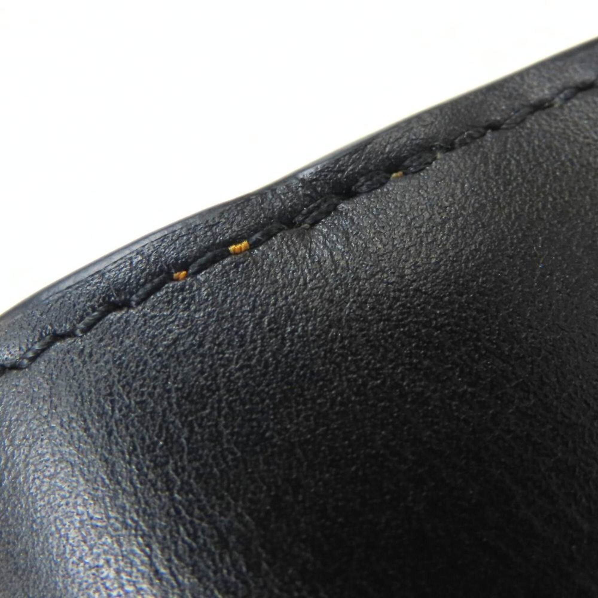 Loewe Black Orange Leather Wallet (Bi-Fold) (Pre-Owned)