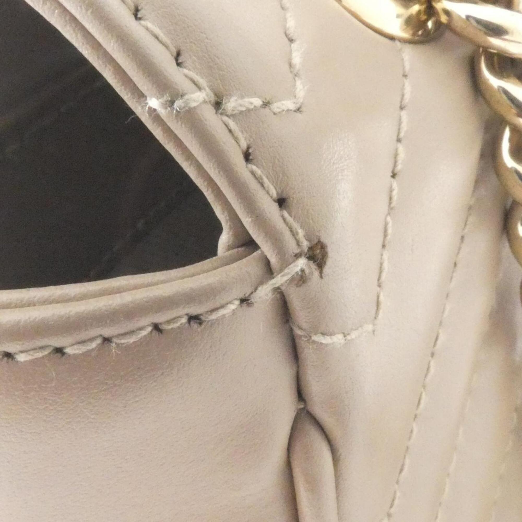 Gucci Brown Leather Shoulder Bag (Pre-Owned)