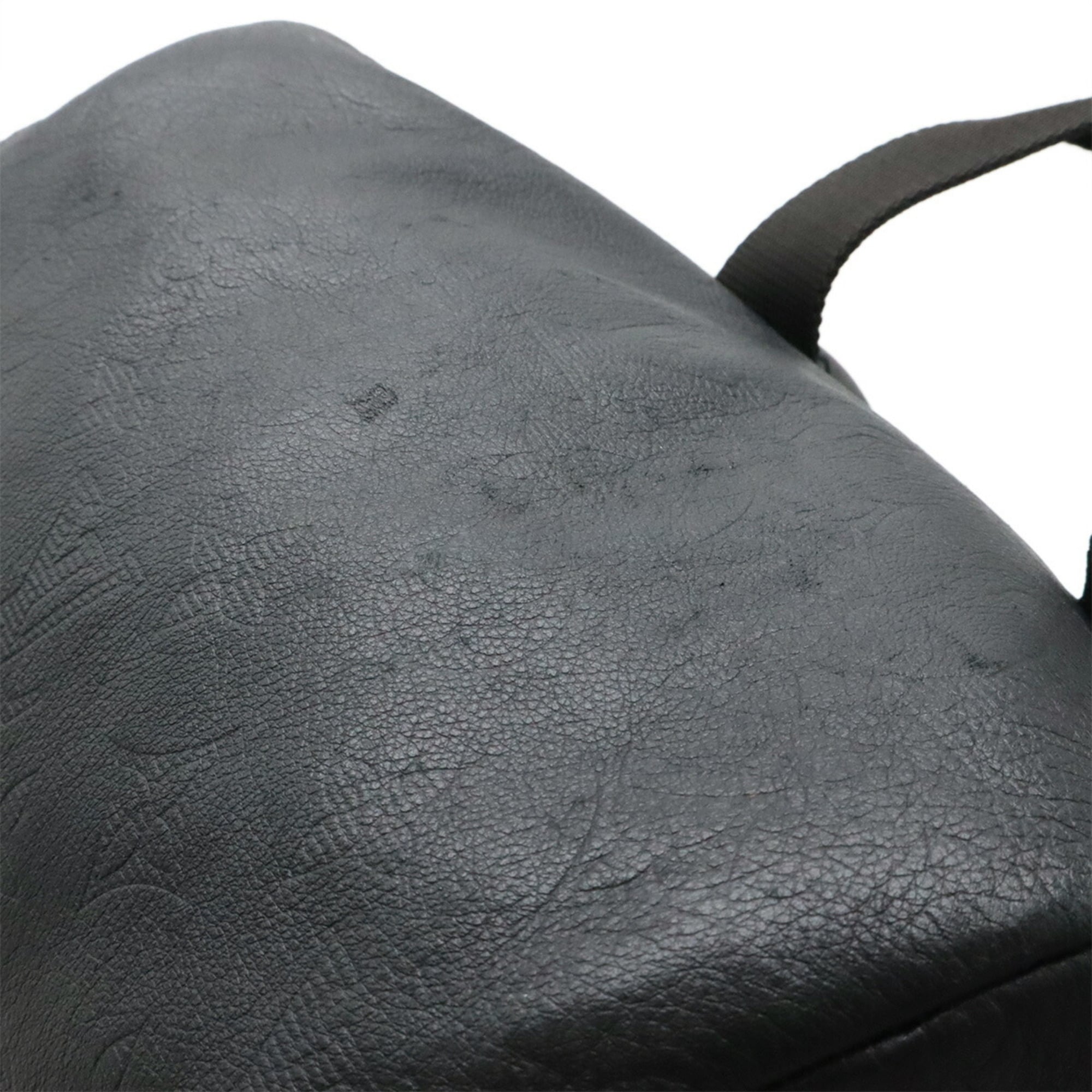 Louis Vuitton Monogram Shadow Black Noir Monogram Shadow Backpack (Pre-Owned)