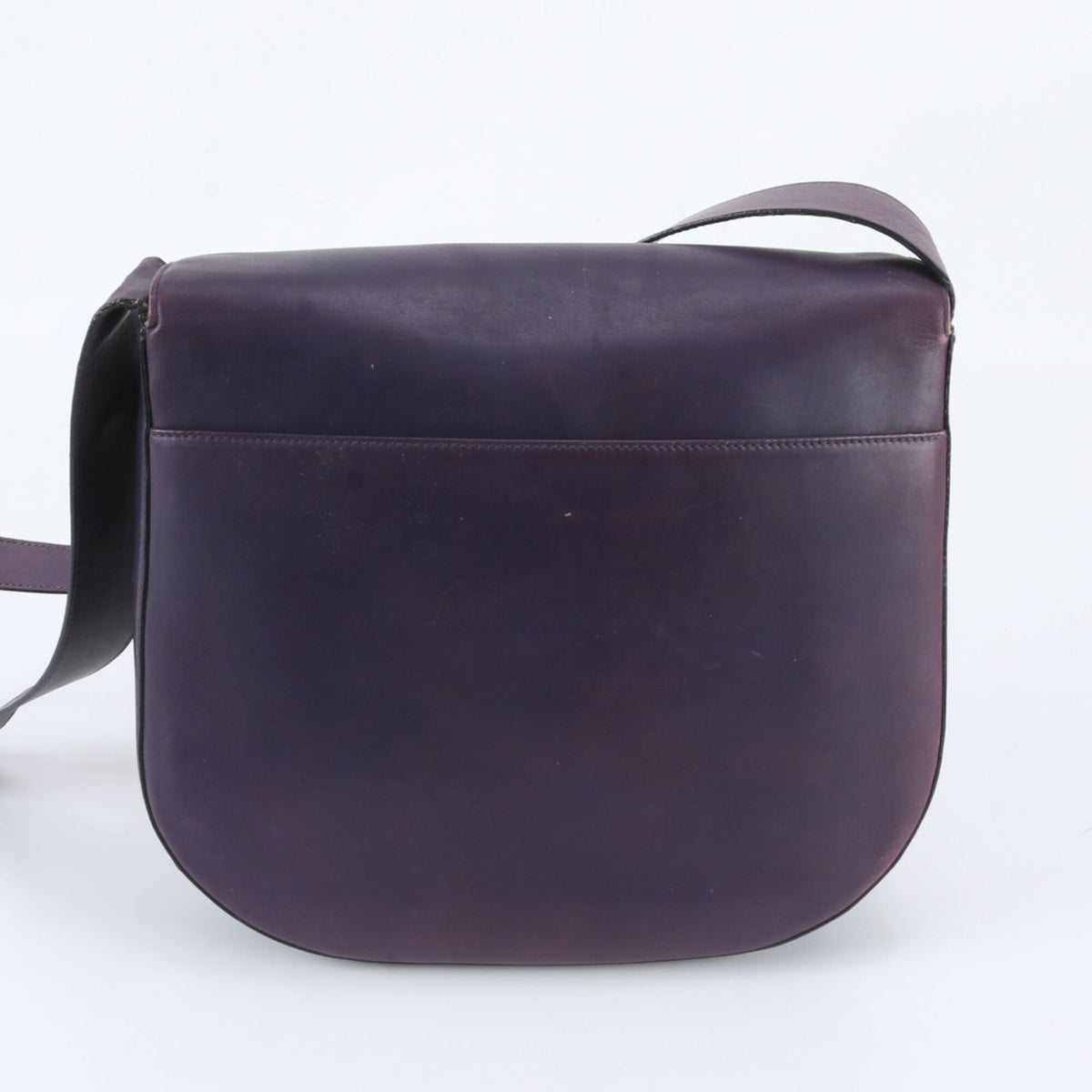 Salvatore Ferragamo Purple Leather Crossbody Bag Shoulder Bag (Pre-Owned)