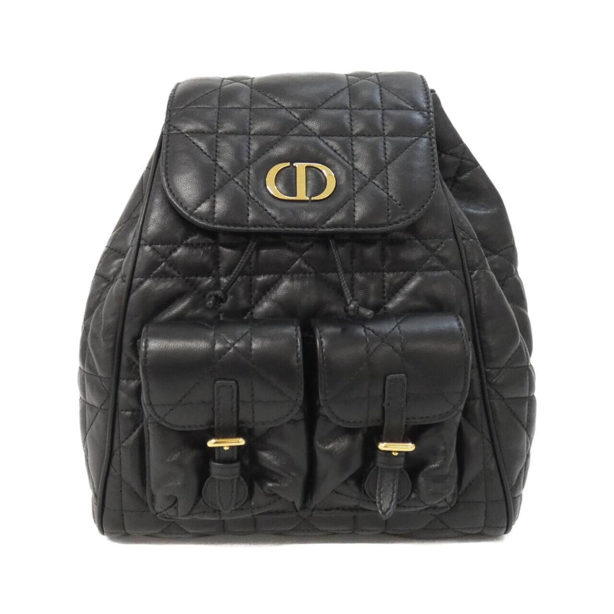 Christian Dior Black Leather Backpack (Pre-Owned)