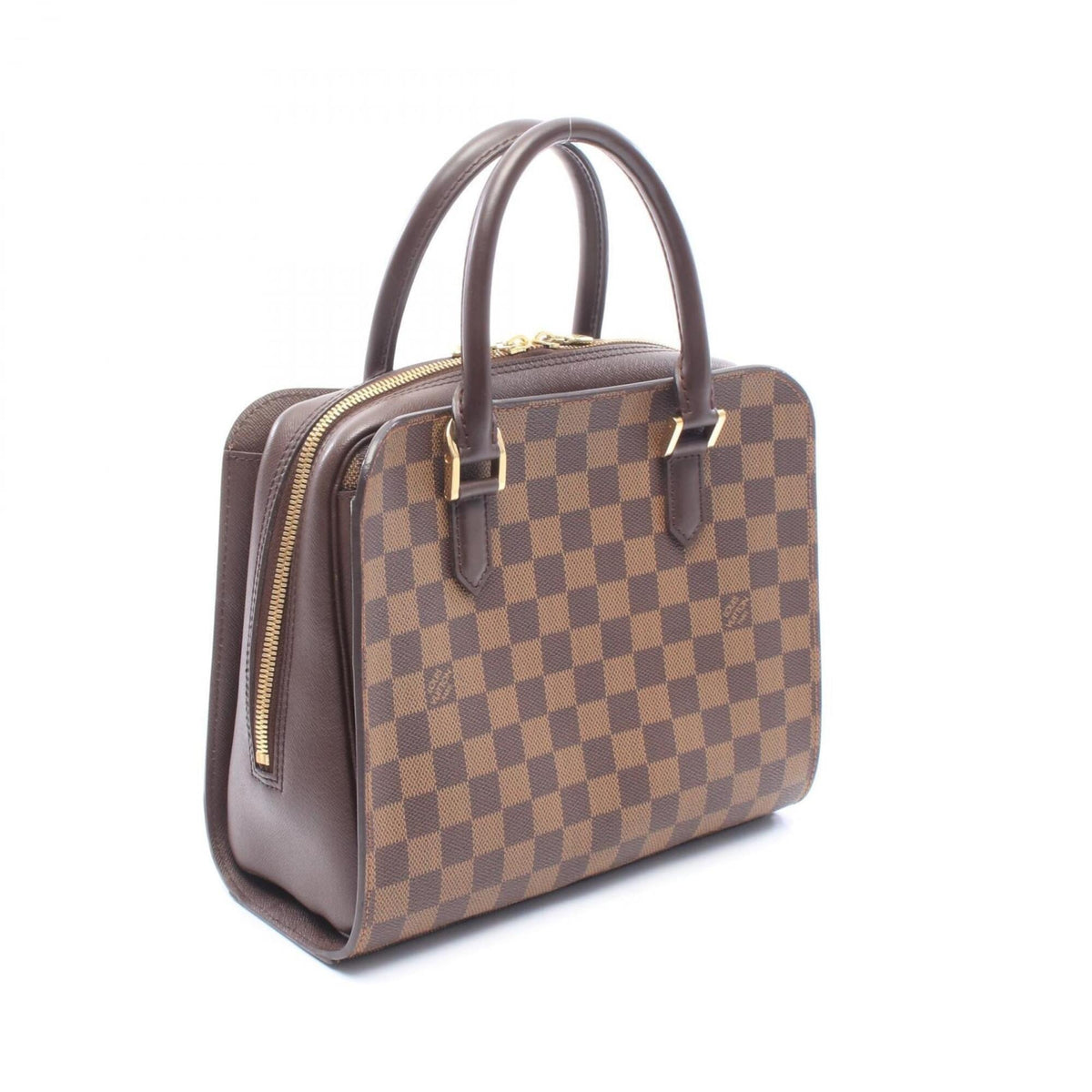 Louis Vuitton Brown Ebene Coated Canvas Leather Handbag (Pre-Owned)