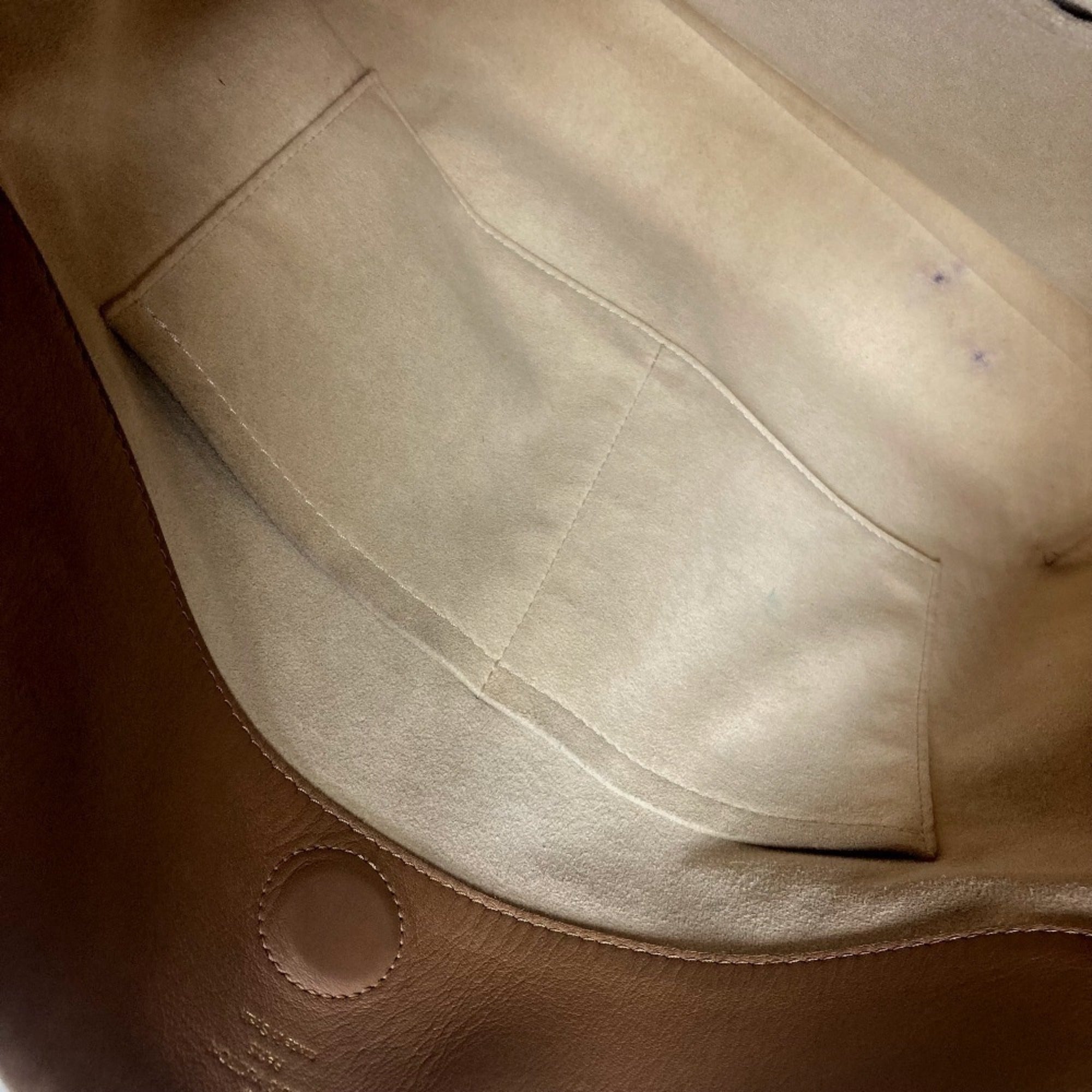 Louis Vuitton Beige Brown Monogram Monogram Shoulder Bag Tote Bag (Pre-Owned)