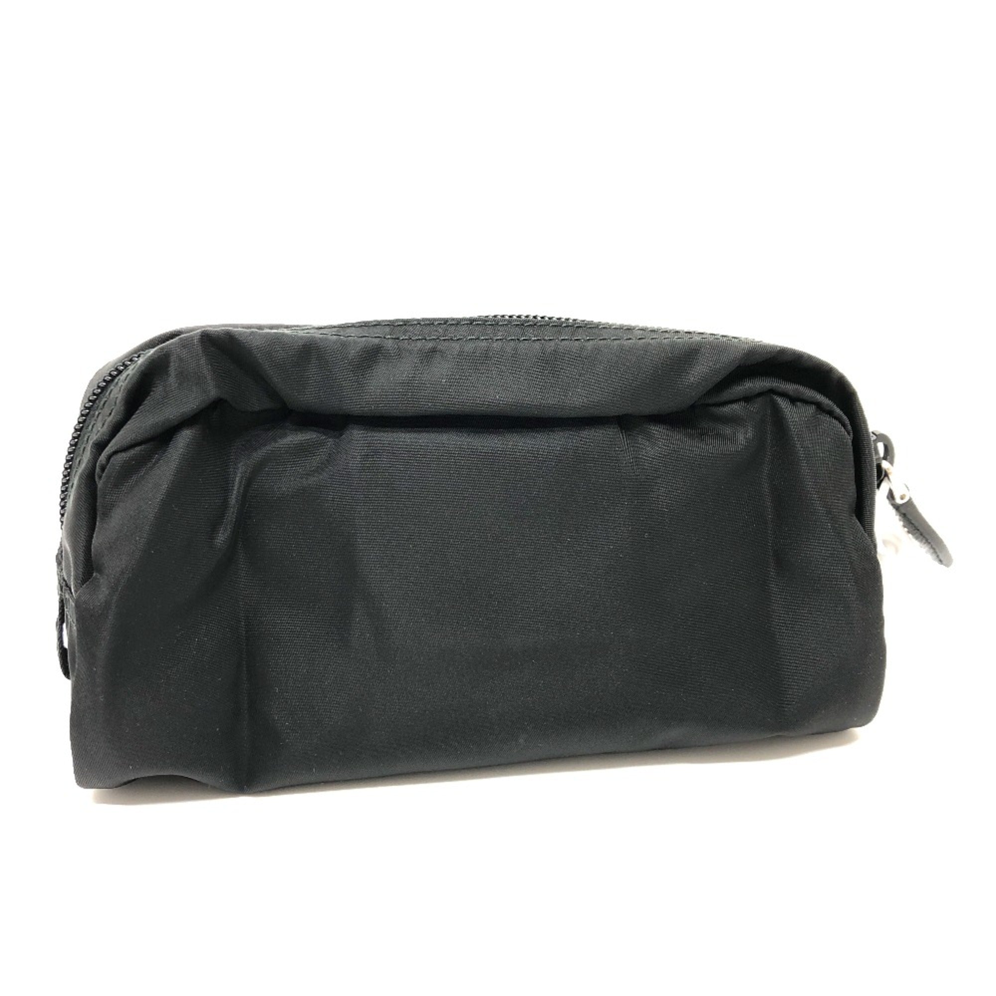 Prada Black Cloth Pouch (Pre-Owned)