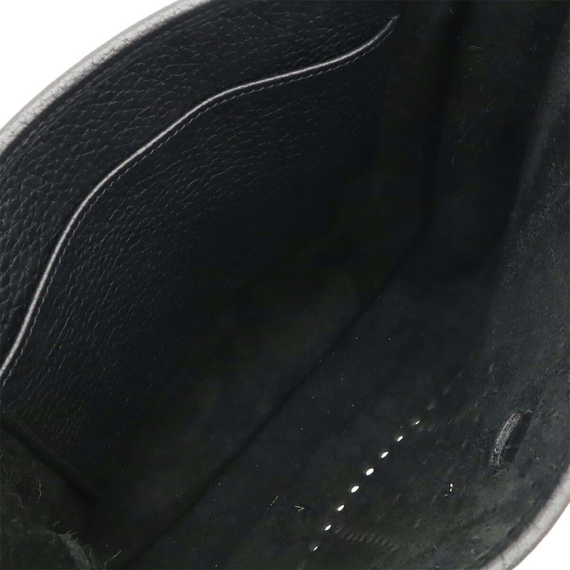 Hermes Black Leather Shoulder Bag (Pre-Owned)