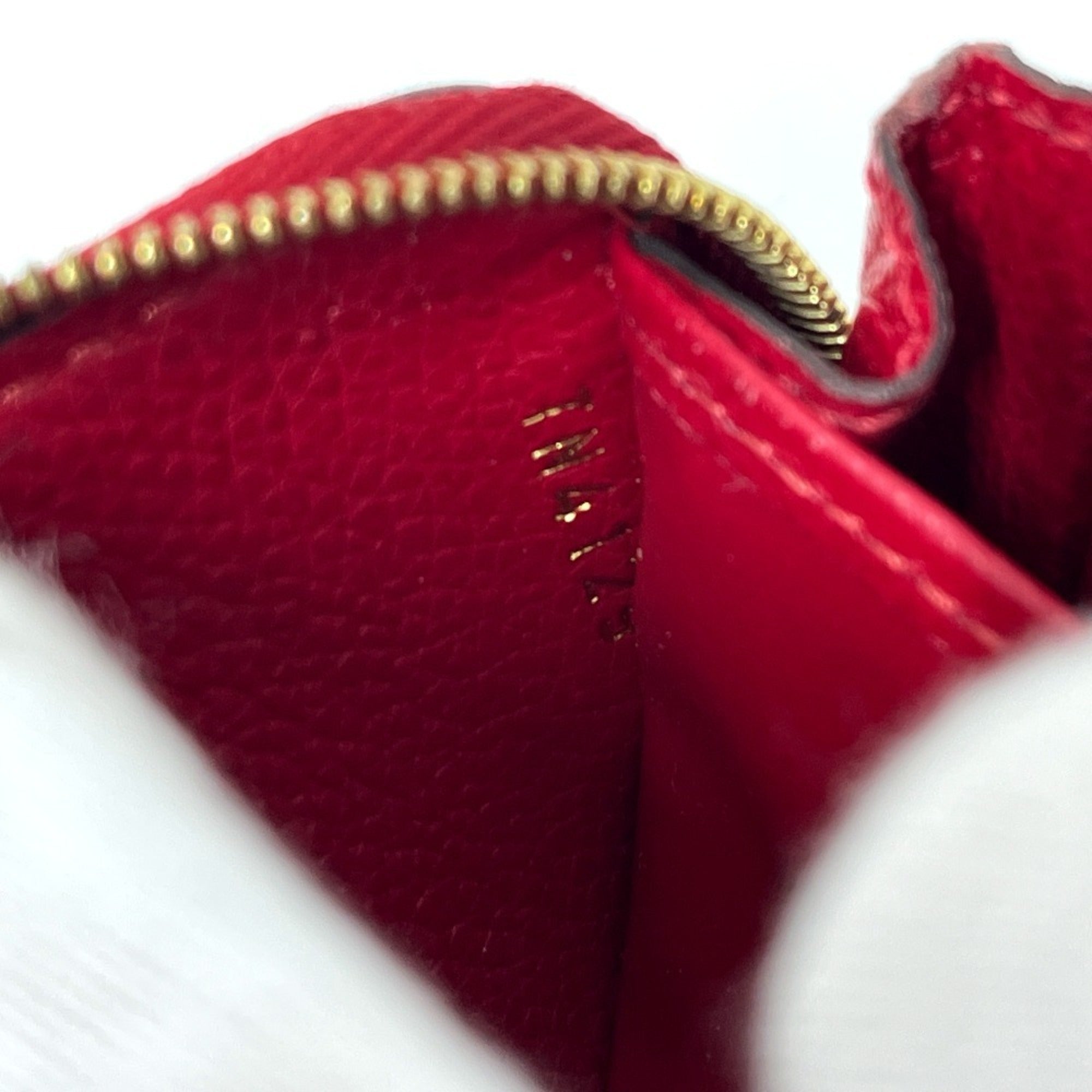 Louis Vuitton Monogram Empreinte Red Color Monogram Empreinte Coin Purse/Coin Case (Pre-Owned)