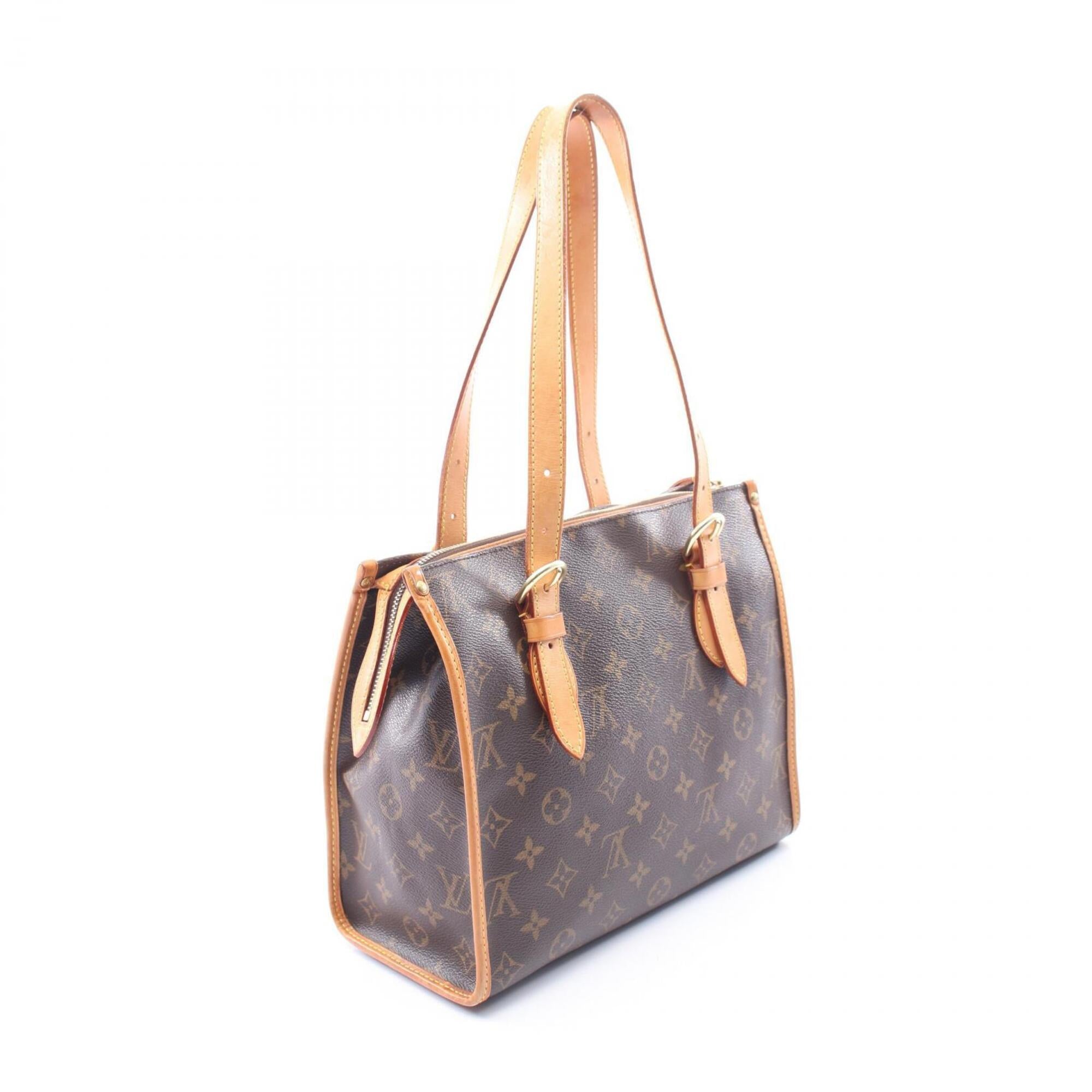 Louis Vuitton Brown Pvc Leather Handbag Tote Bag (Pre-Owned)