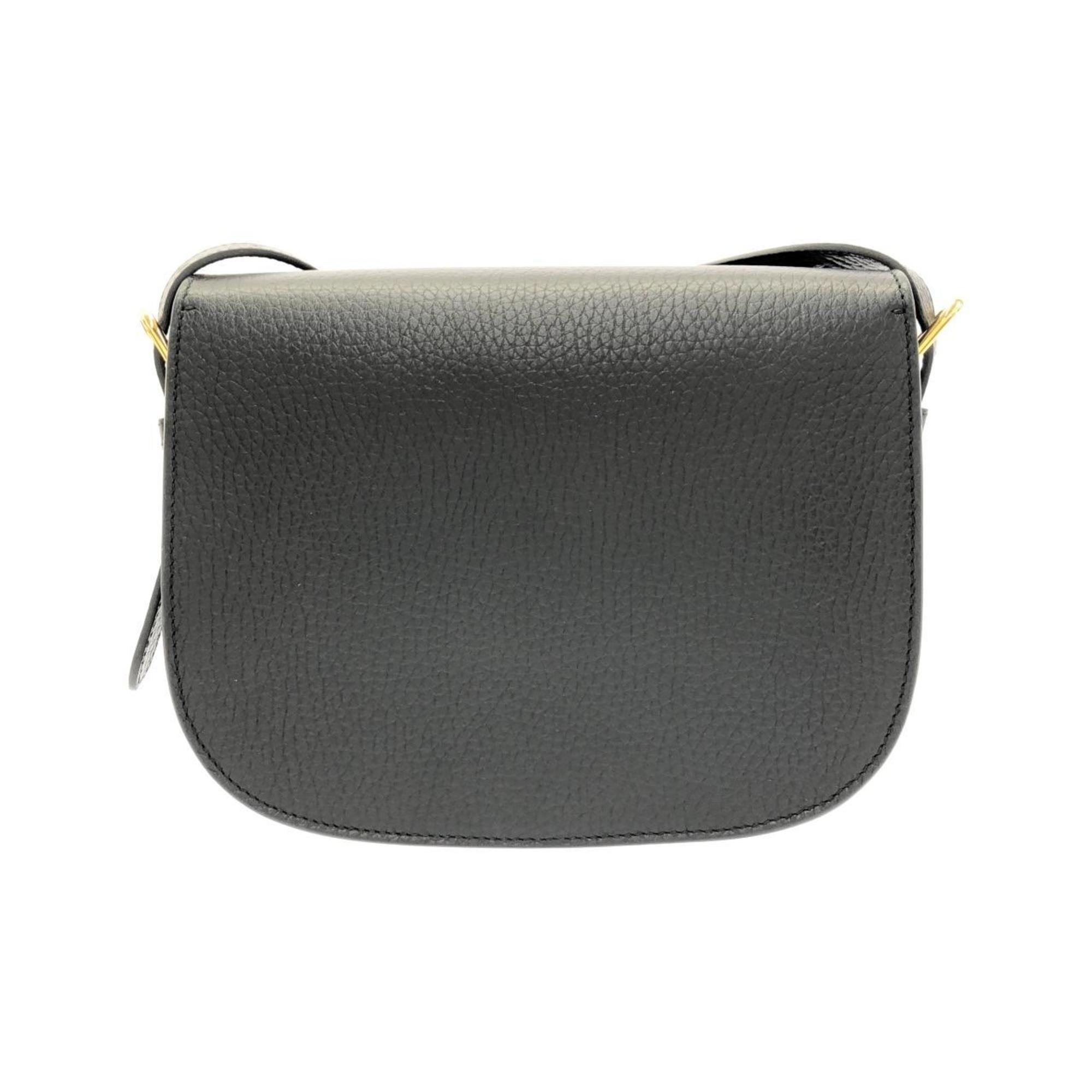 Christian Dior Black Leather Shoulder Bag (Pre-Owned)