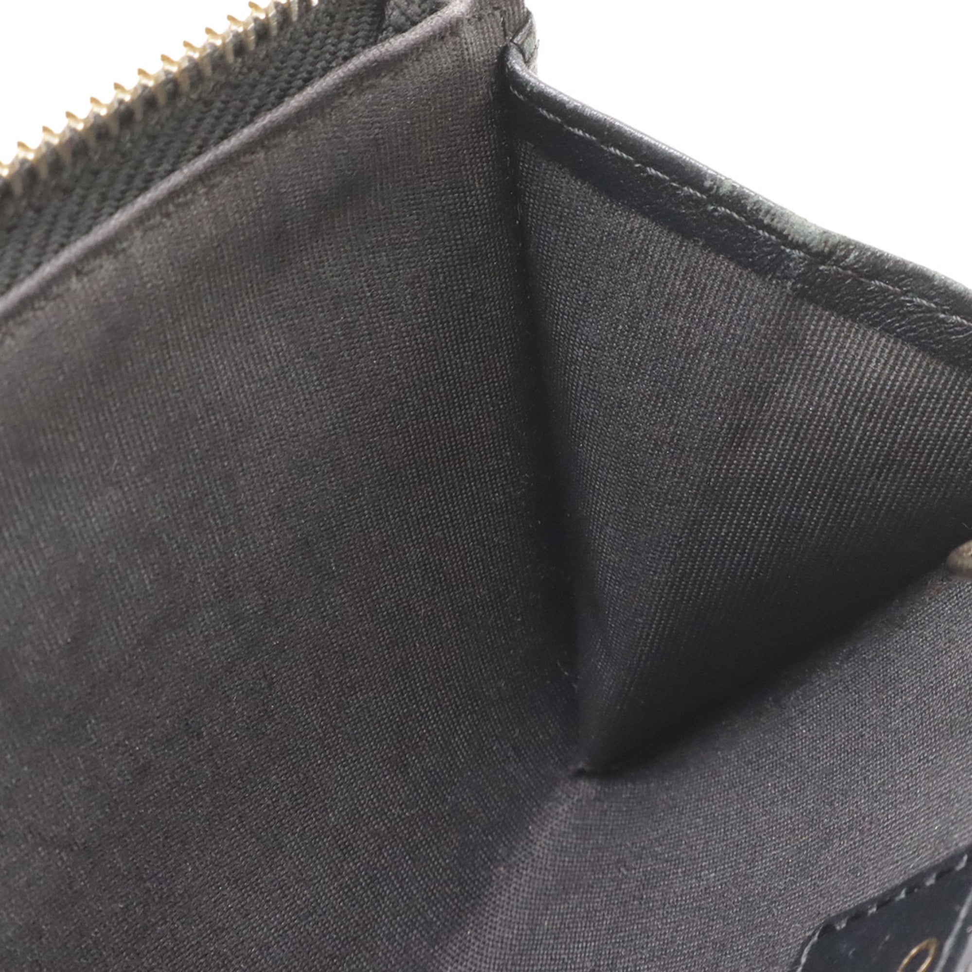 Chanel Black Leather Coin Purse/Coin Case (Pre-Owned)