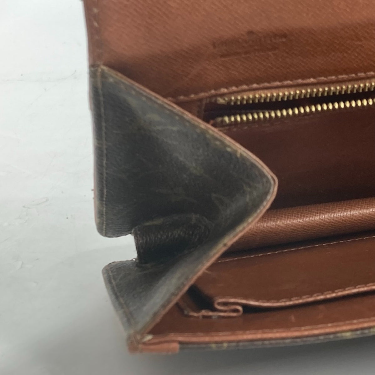 Louis Vuitton Brown Monogram Monogram Clutch Bag Pochette Pouch (Pre-Owned)