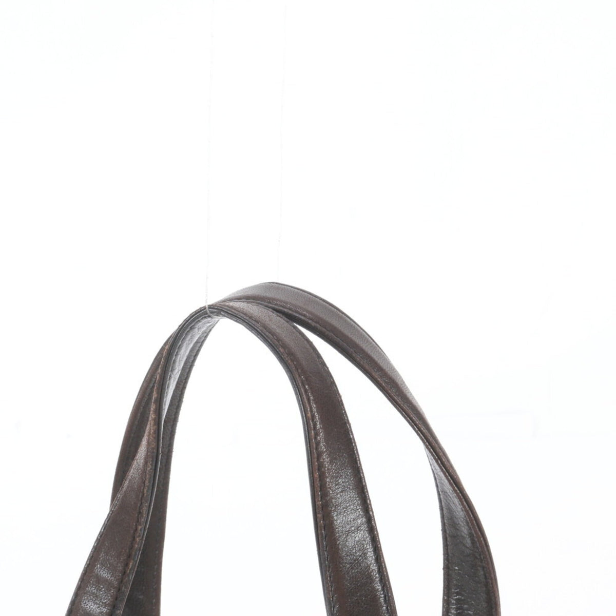 Bally Brown Leather Handbag Tote Bag (Pre-Owned)