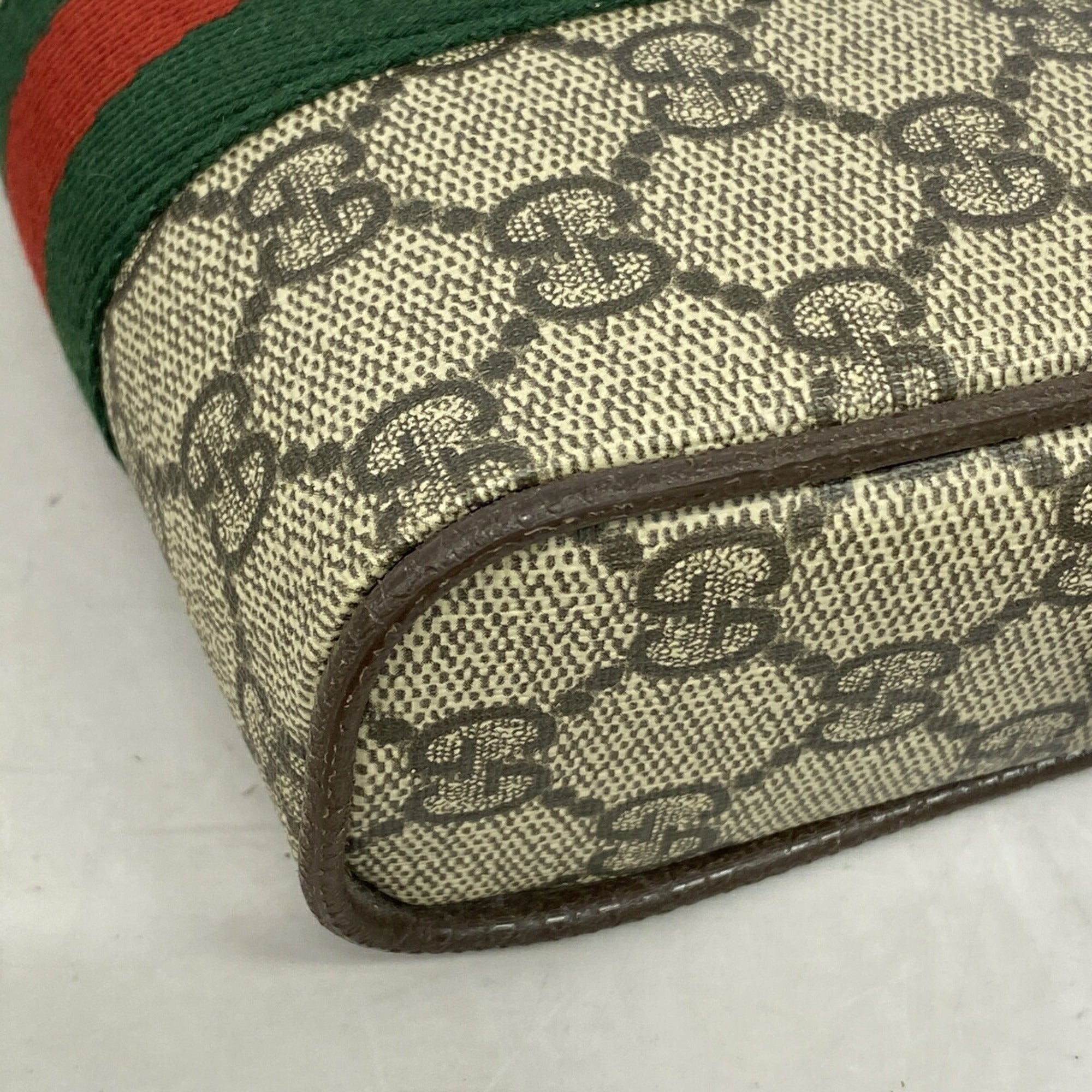 Gucci Brown Pvc Shoulder Bag (Pre-Owned)