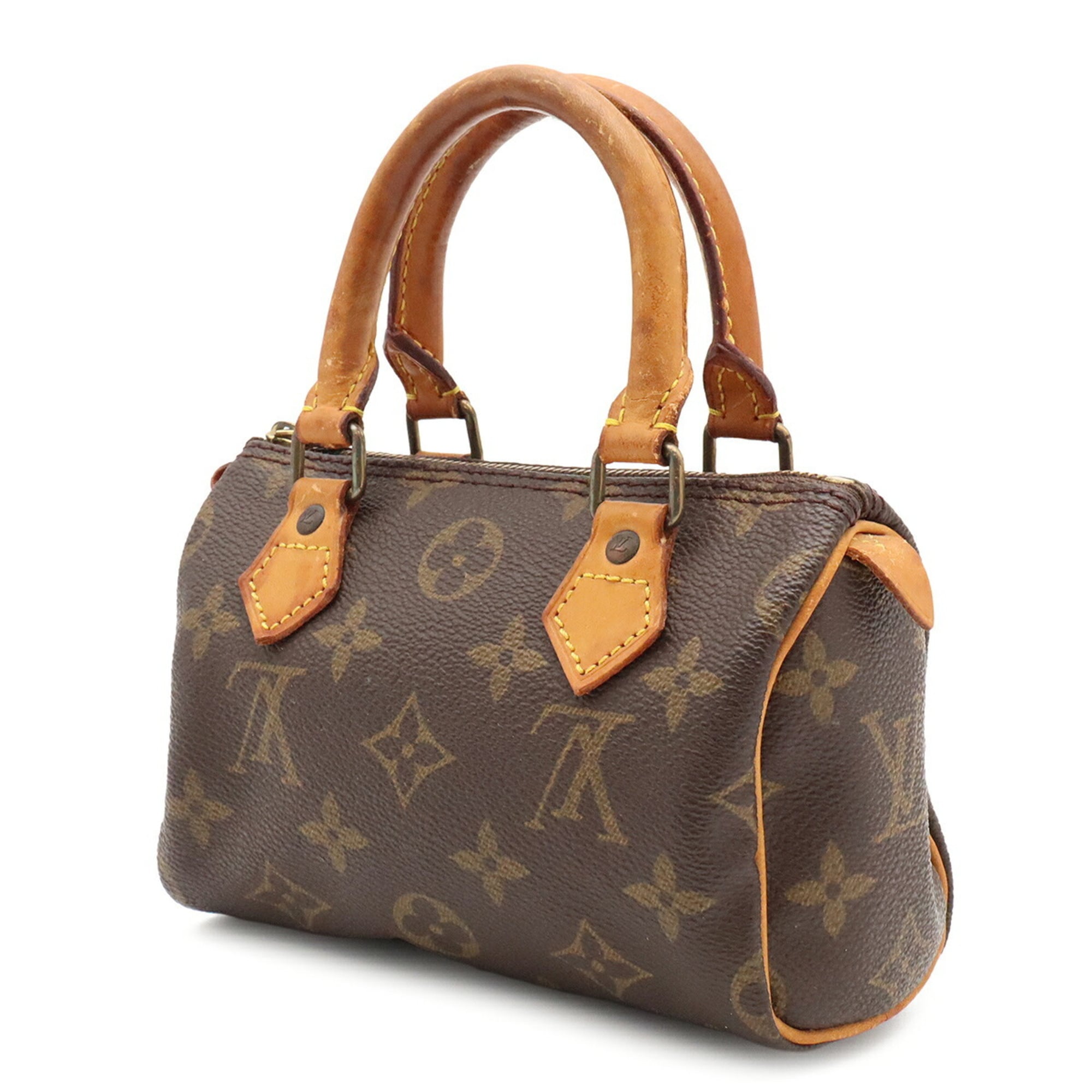 Louis Vuitton Brown Monogram Mini Handbag Pouch (Pre-Owned)