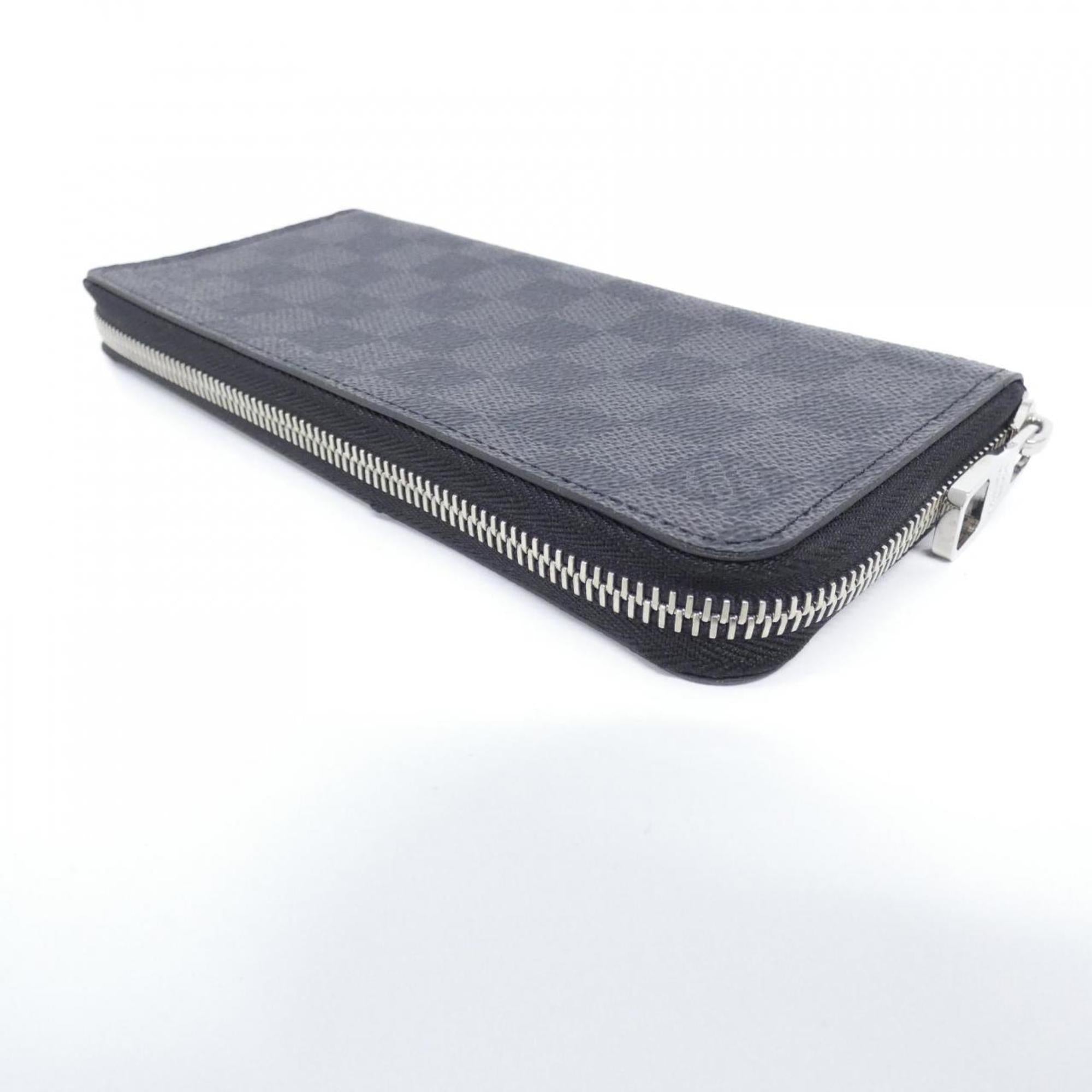 Louis Vuitton Graphite Coated Canvas Long Wallet (Bi-Fold) (Pre-Owned)