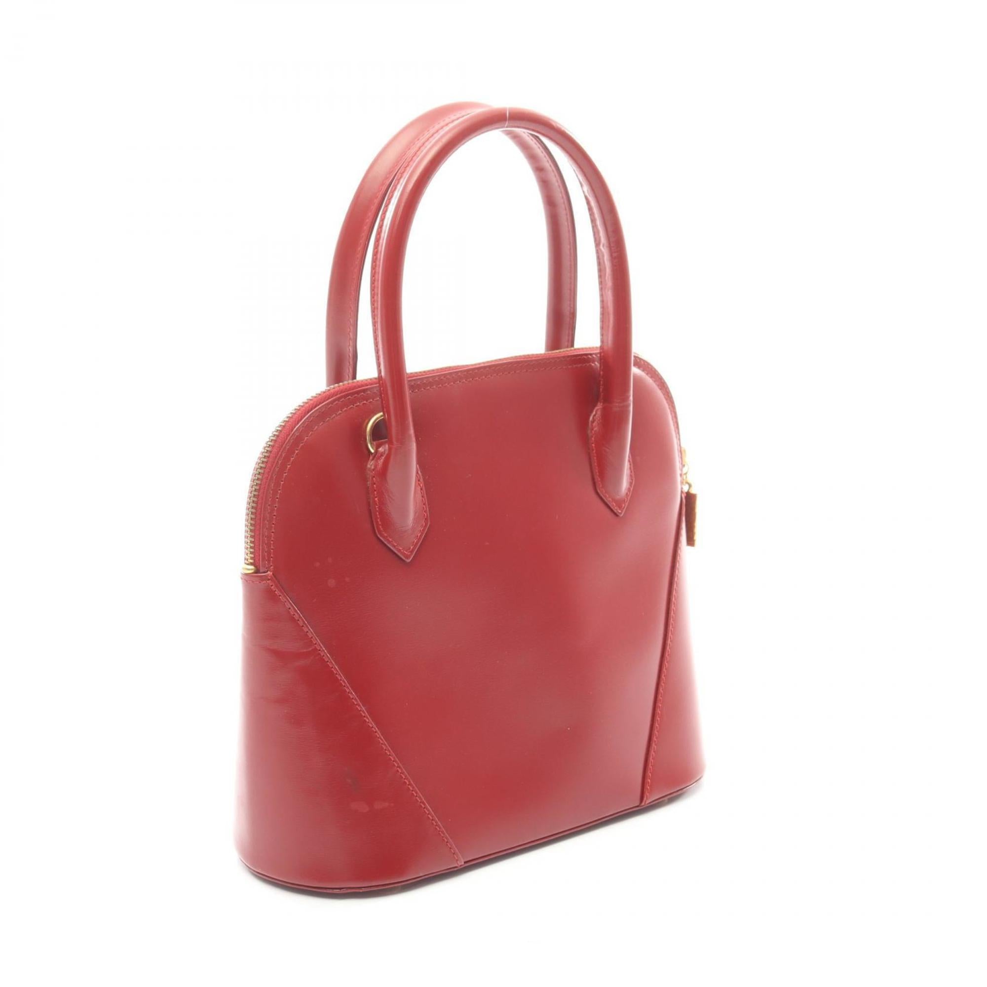 Yves Saint Laurent Red Color Leather Handbag (Pre-Owned)