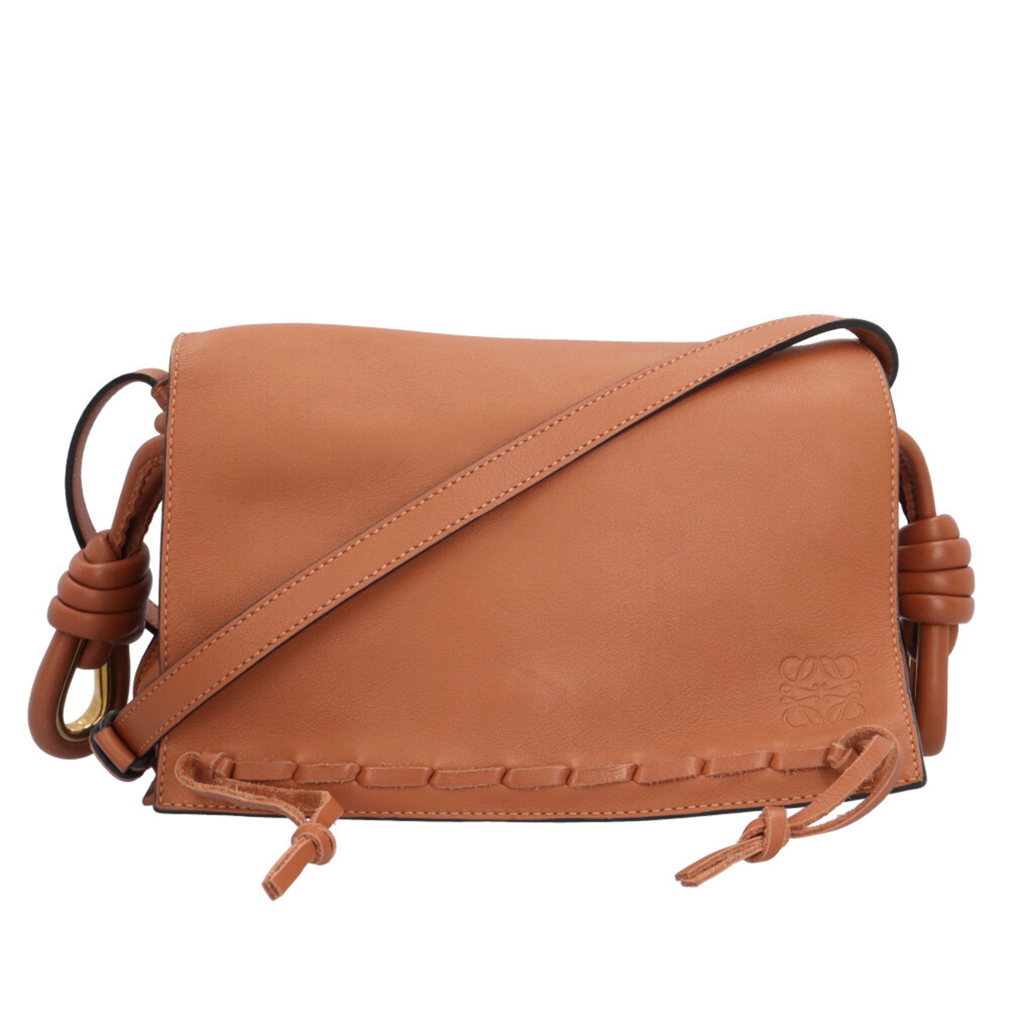 Loewe Brown Leather Shoulder Bag (Pre-Owned)