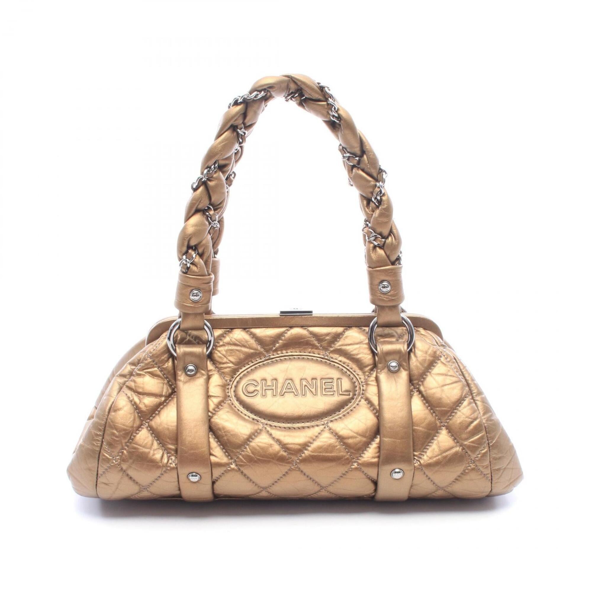 Chanel Brown Leather Handbag (Pre-Owned)