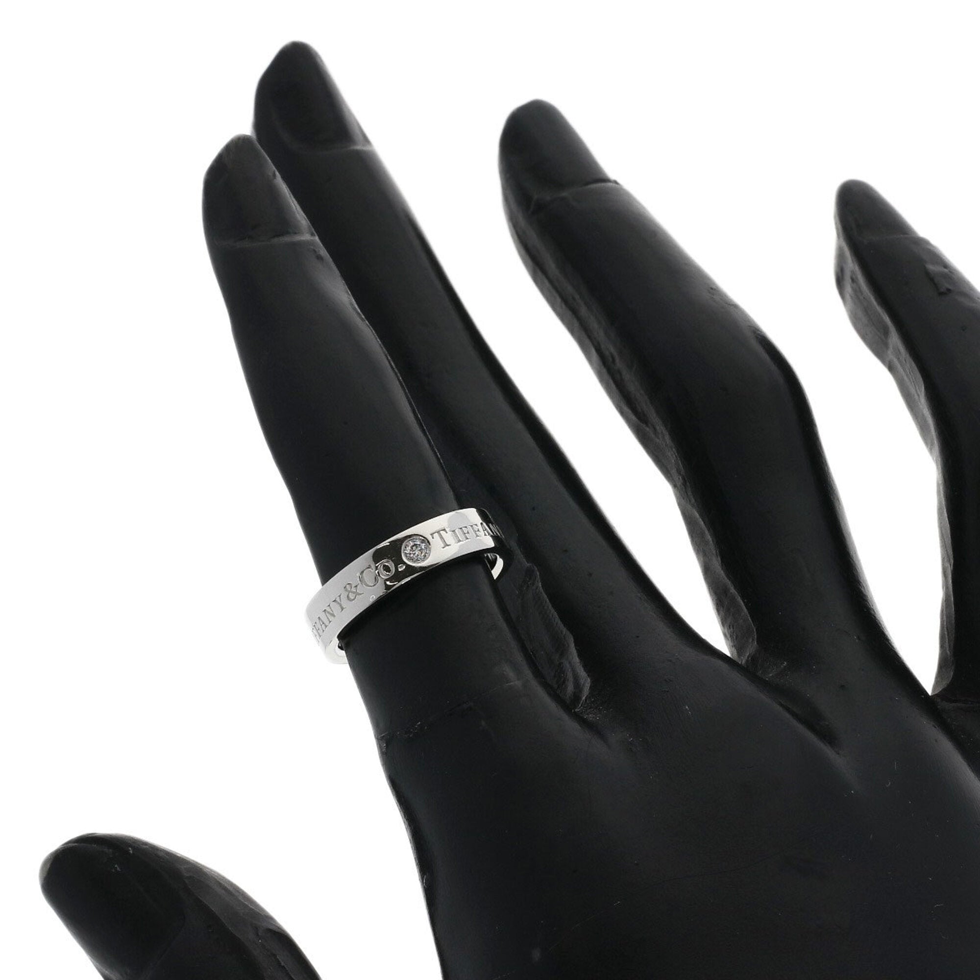 Tiffany Platinum 950 Band Ring (Pre-Owned)