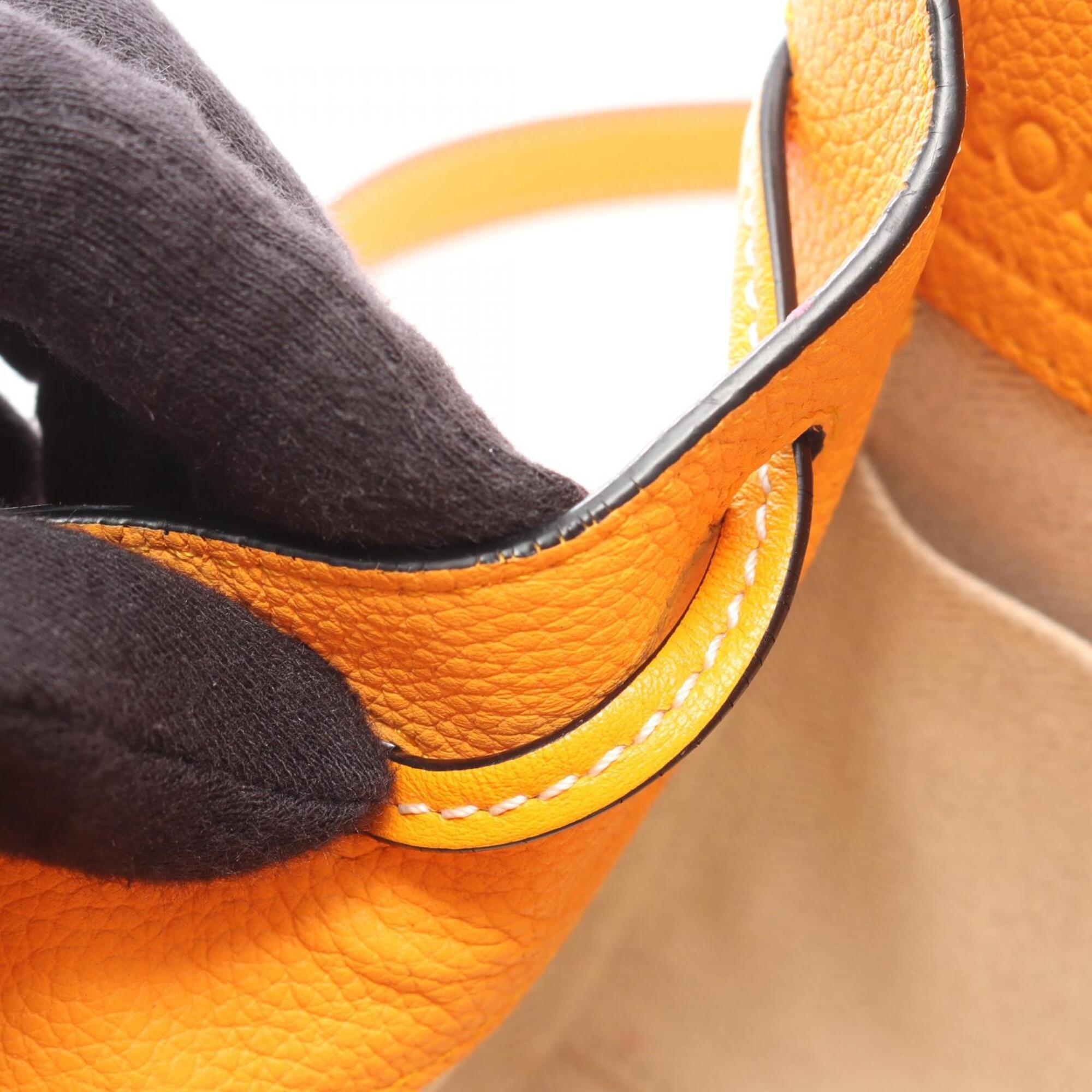 Loewe Orange Leather Handbag (Pre-Owned)