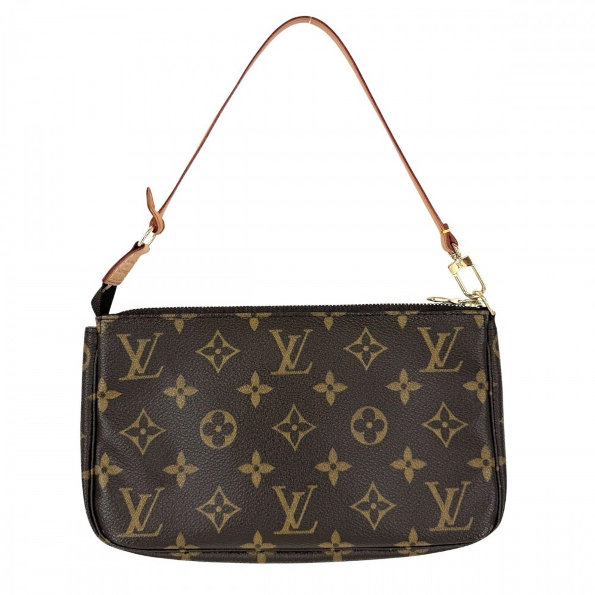 Louis Vuitton Brown Monogram White Monogram Handbag Pochette (Pre-Owned)