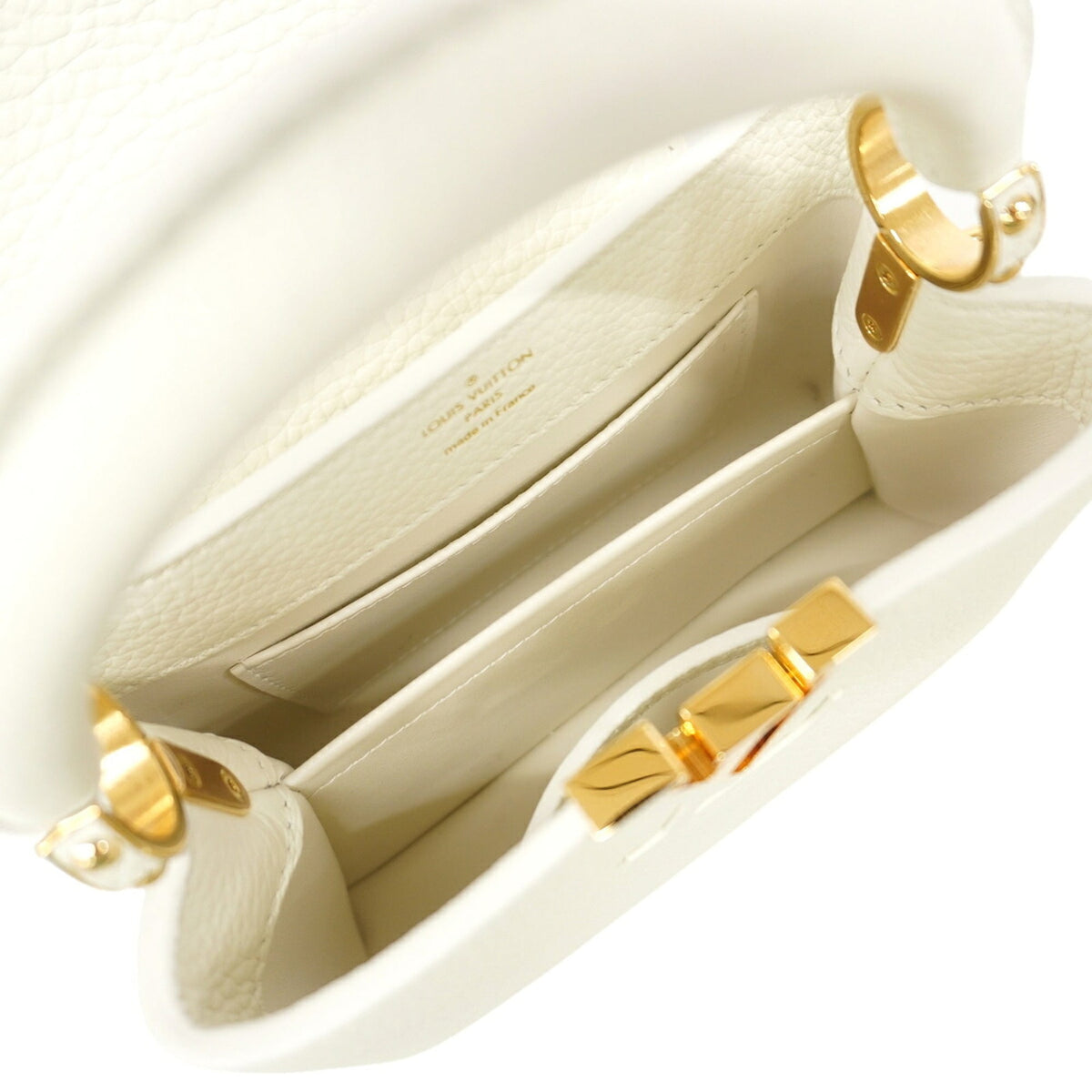 Louis Vuitton White Handbag (Pre-Owned)