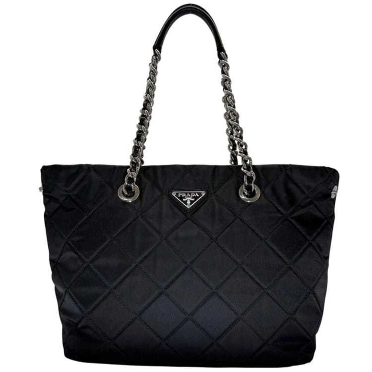 Prada Black Nero Nylon Tote Bag (Pre-Owned)