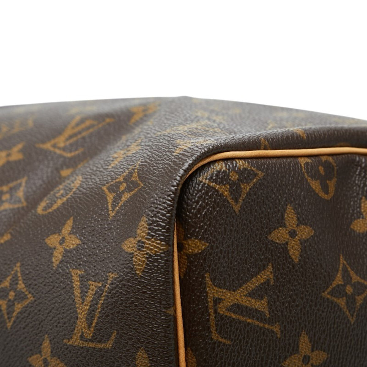 Louis Vuitton Brown Pvc Leather Boston Bag Handbag (Pre-Owned)