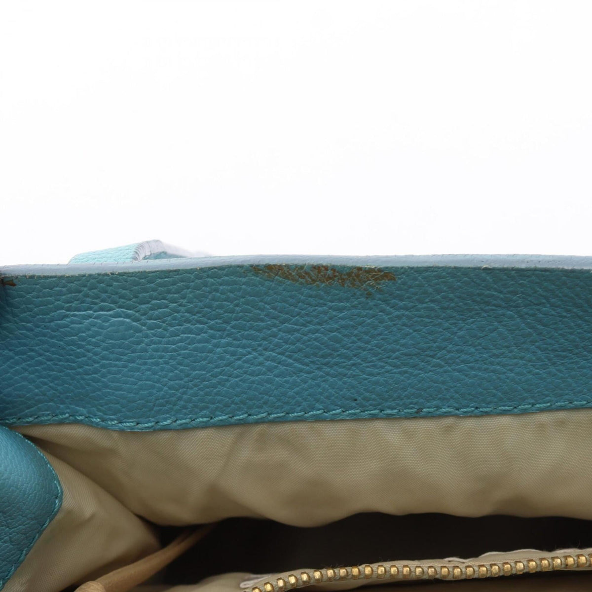 Miu Miu Blue Leather Handbag (Pre-Owned)