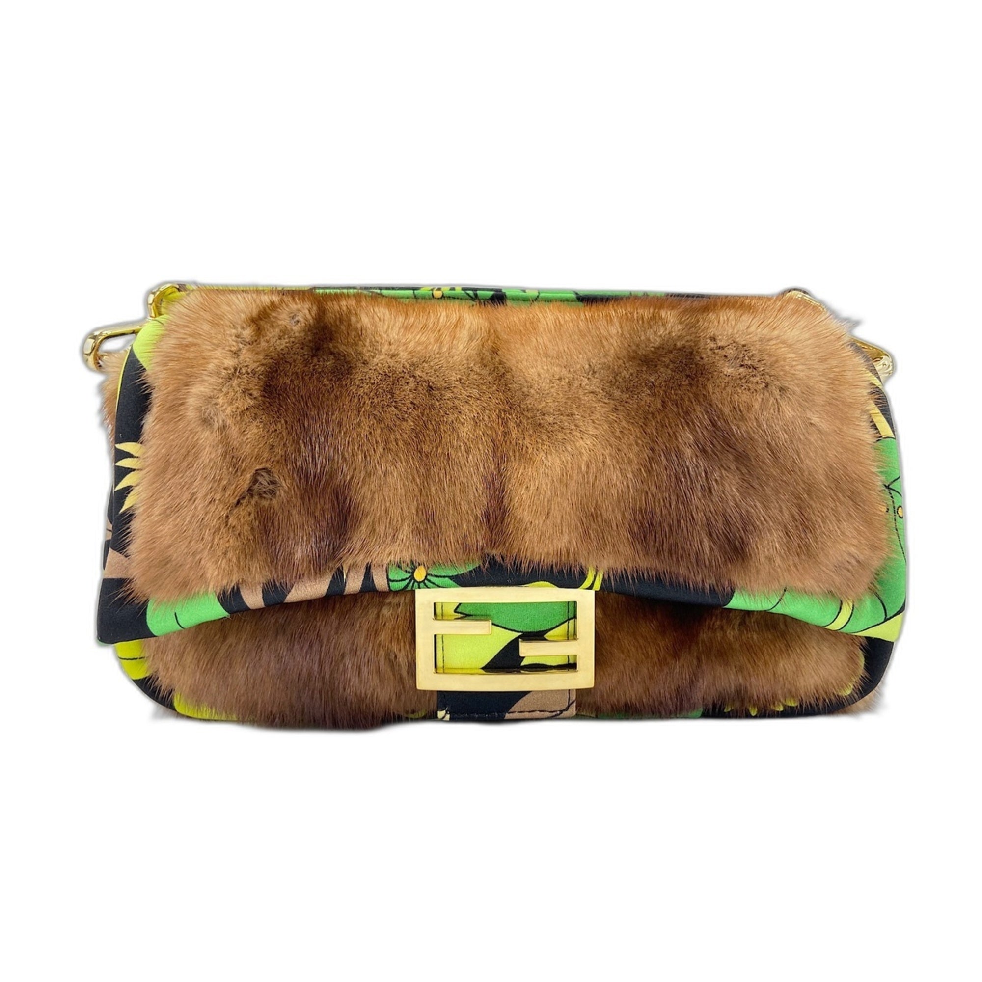 Fendi Green Shoulder Bag (Pre-Owned)