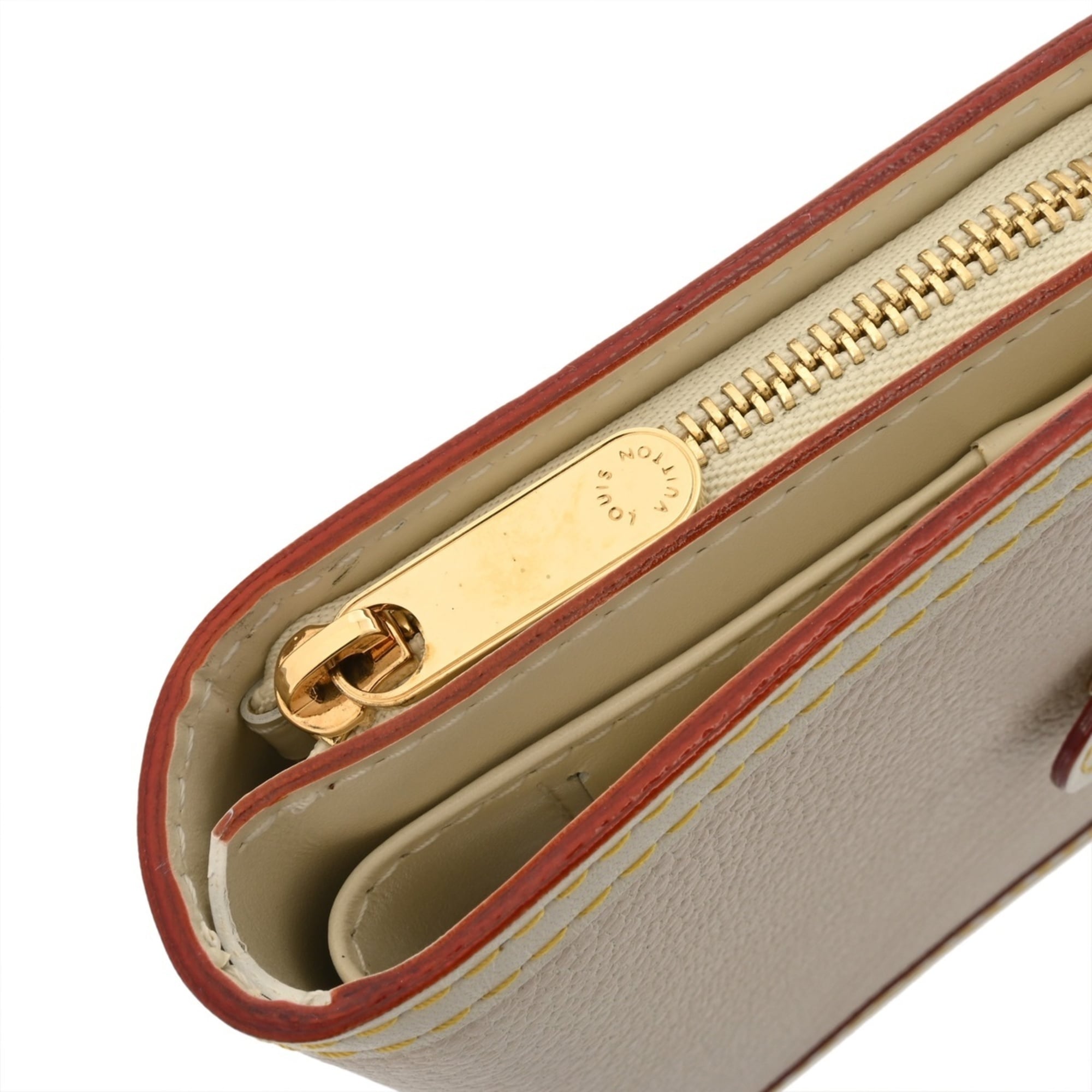 Louis Vuitton Blanc Leather Wallet (Bi-Fold) (Pre-Owned)