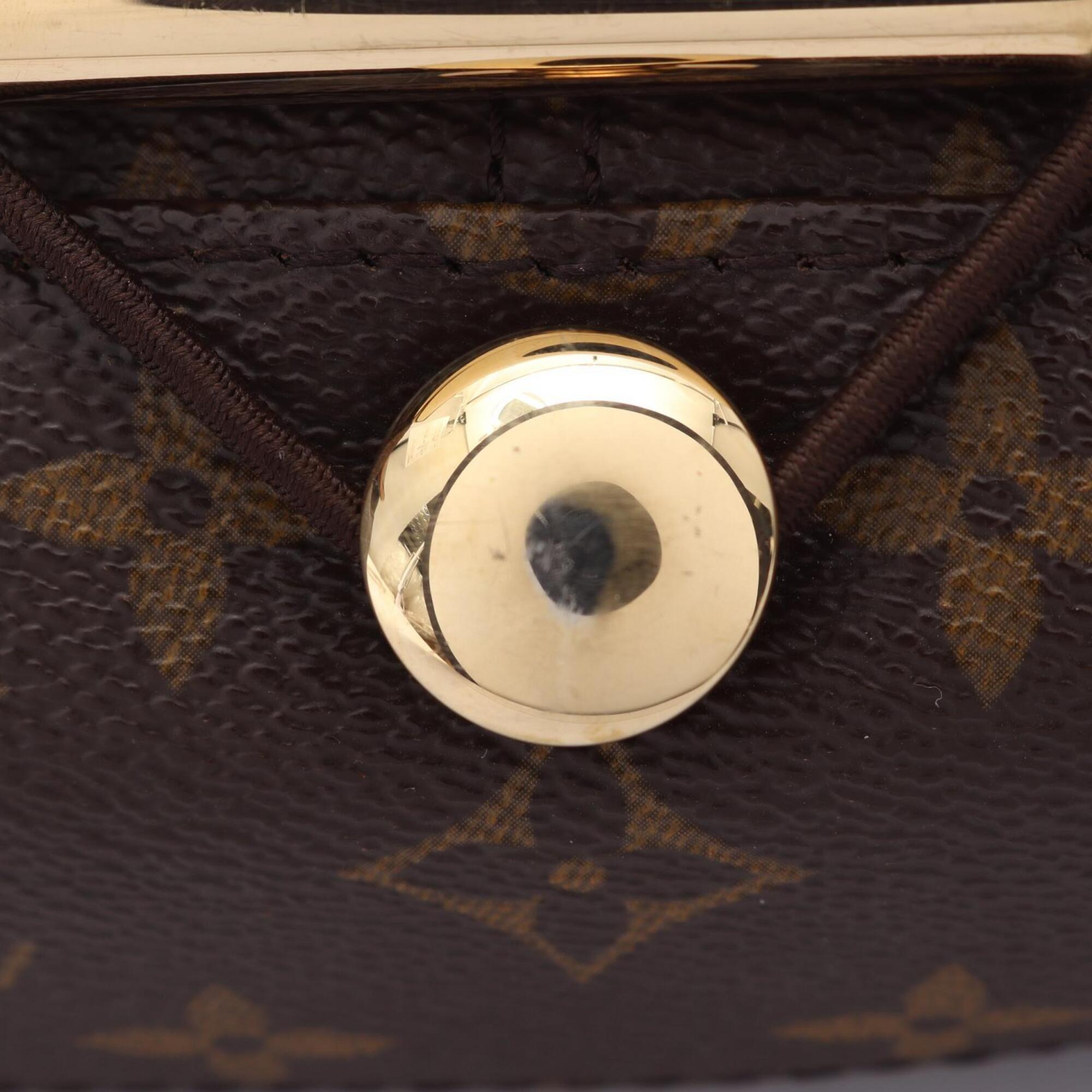 Louis Vuitton Brown Monogram Coated Canvas Handbag Shoulder Bag (Pre-Owned)