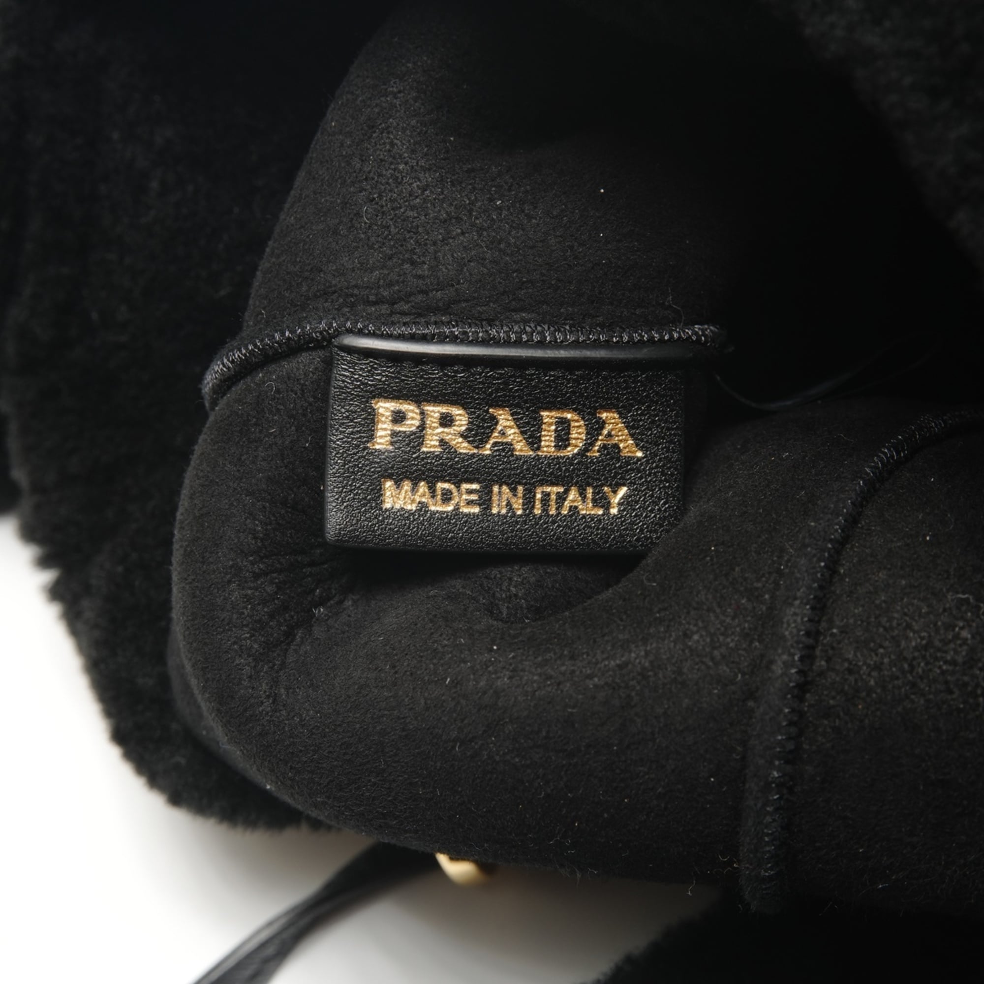 Prada Black Fur Handbag (Pre-Owned)